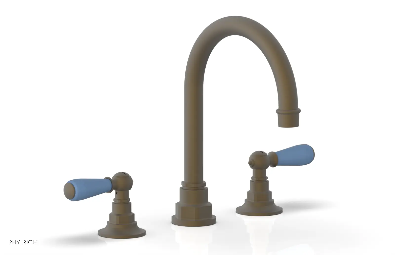 Phylrich Jamestown High Spout Widespread Faucet with Lever Handle by Phylrich