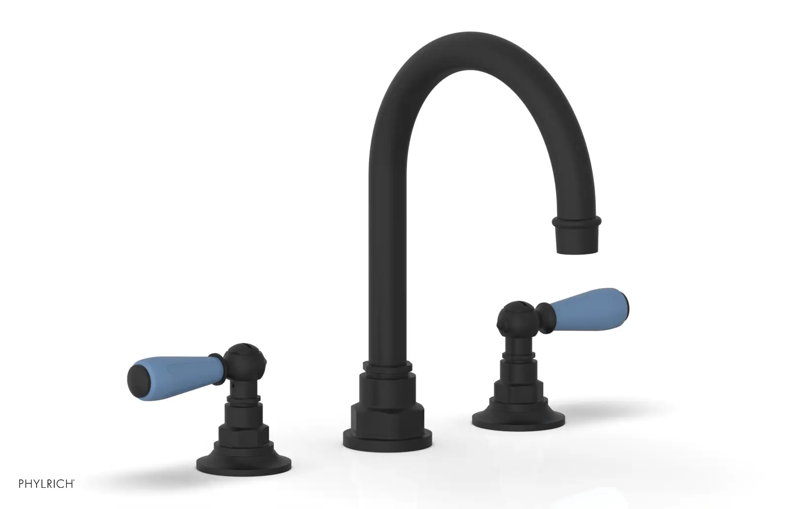 Phylrich Jamestown High Spout Widespread Faucet with Lever Handle by Phylrich