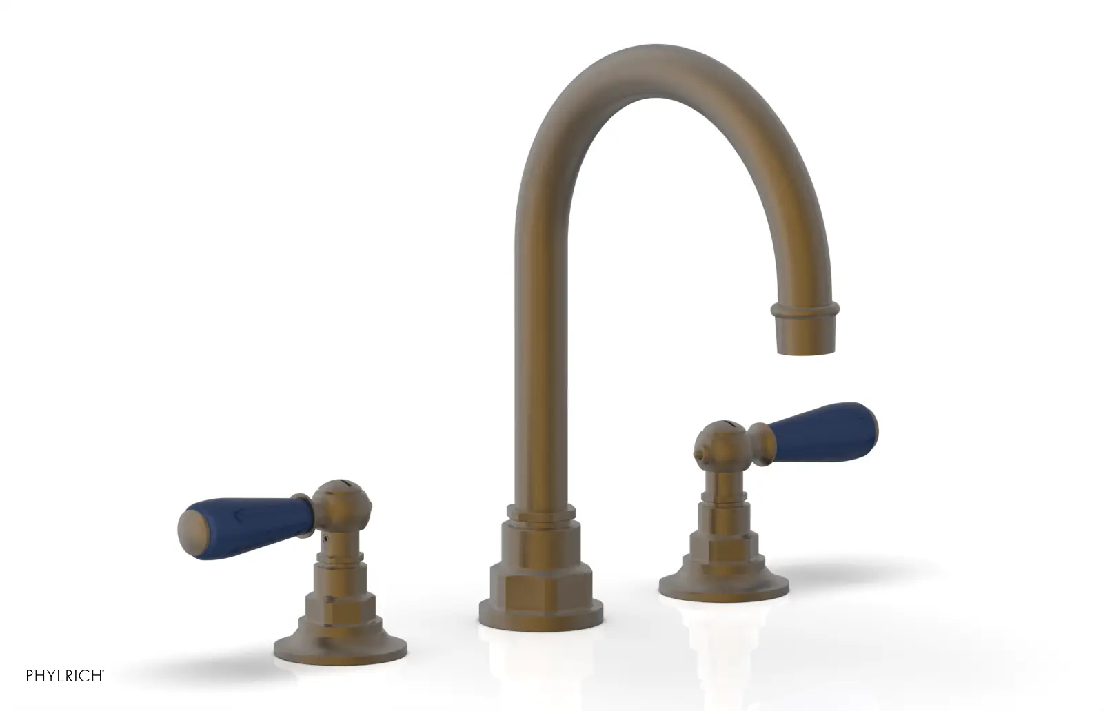 Phylrich Jamestown High Spout Widespread Faucet with Lever Handle by Phylrich