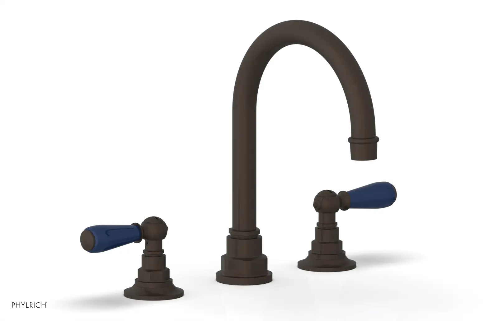 Phylrich Jamestown High Spout Widespread Faucet with Lever Handle by Phylrich