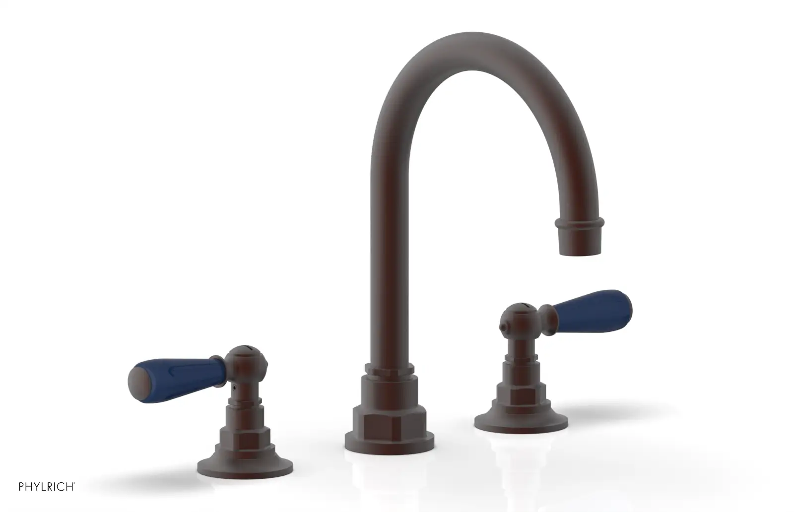 Phylrich Jamestown High Spout Widespread Faucet with Lever Handle by Phylrich