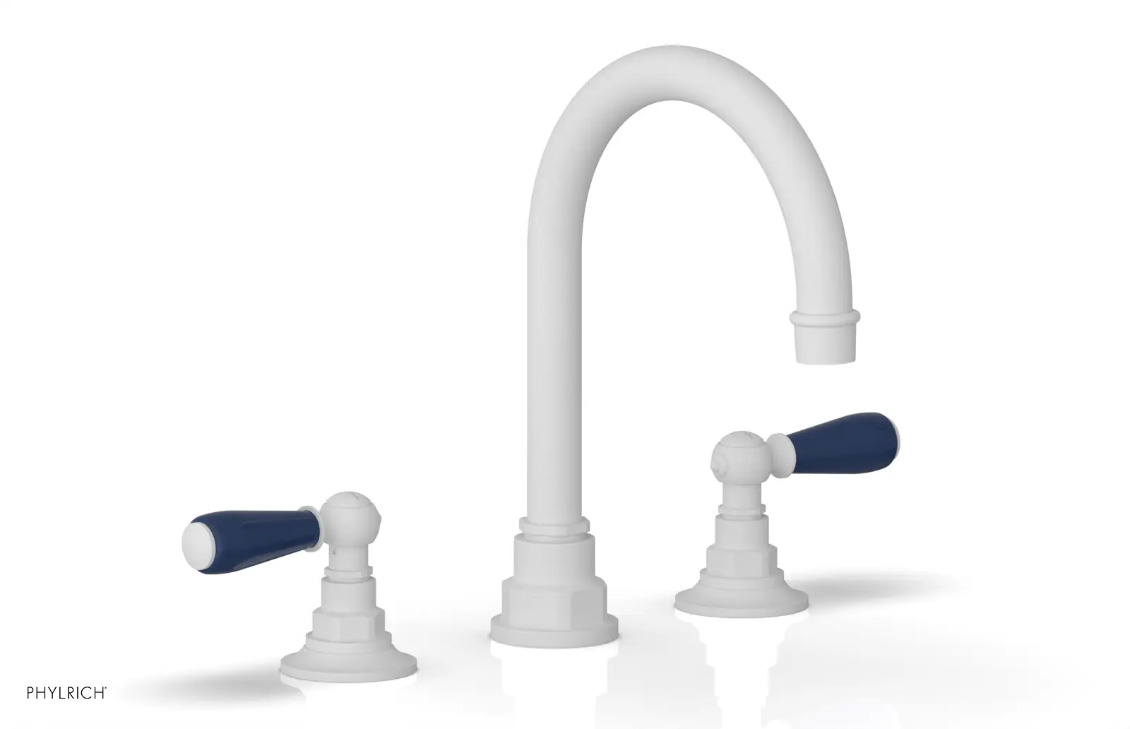 Phylrich Jamestown High Spout Widespread Faucet with Lever Handle by Phylrich