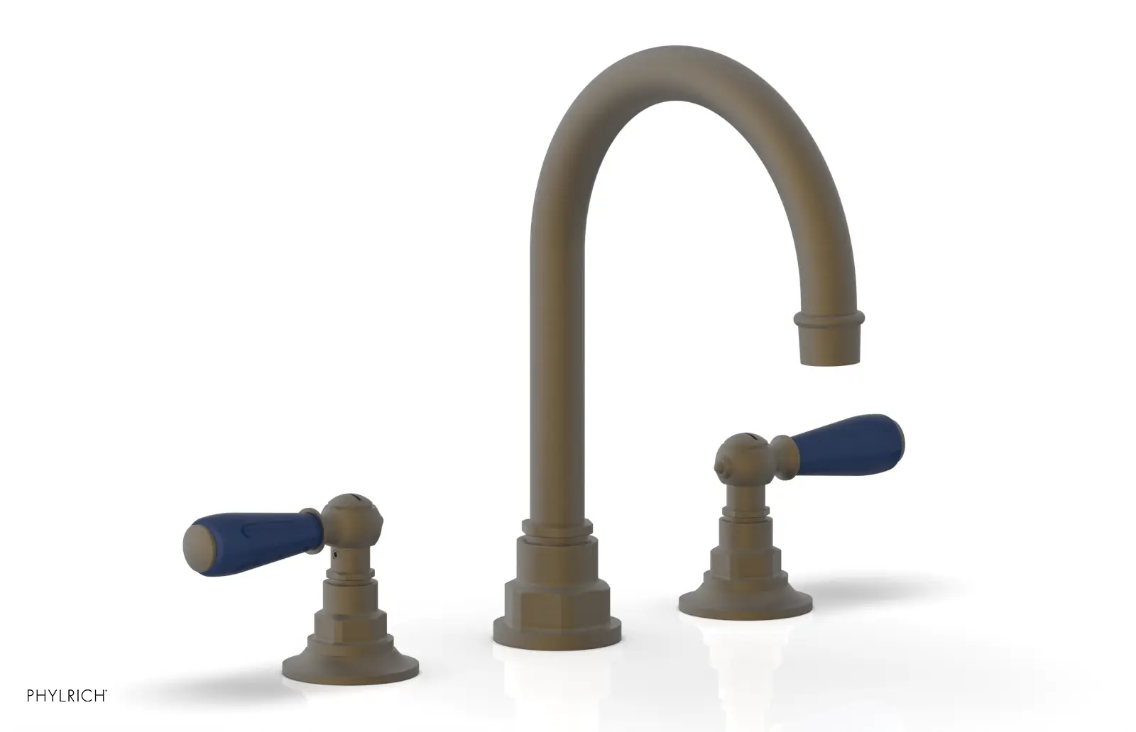 Phylrich Jamestown High Spout Widespread Faucet with Lever Handle by Phylrich