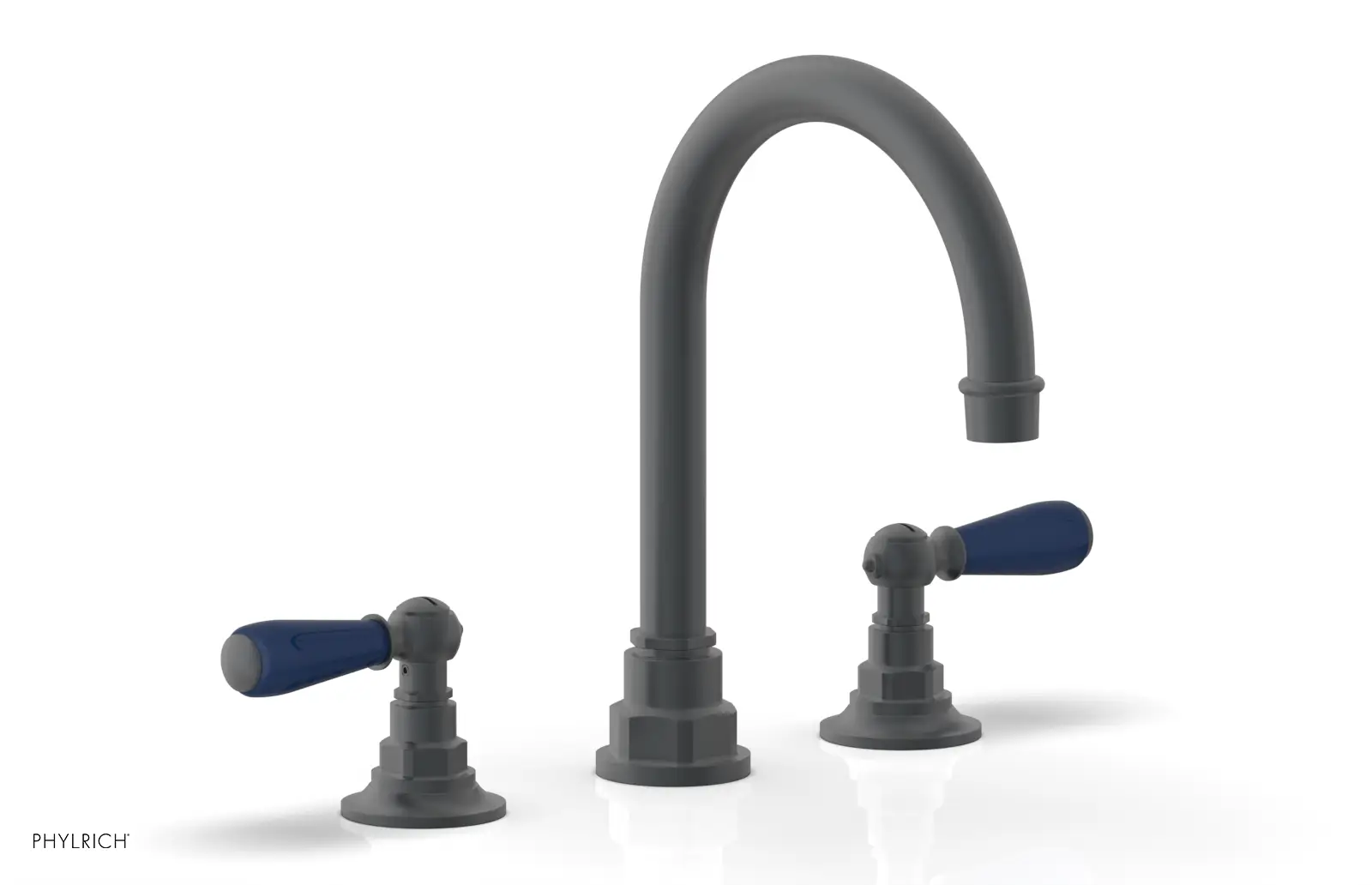 Phylrich Jamestown High Spout Widespread Faucet with Lever Handle by Phylrich