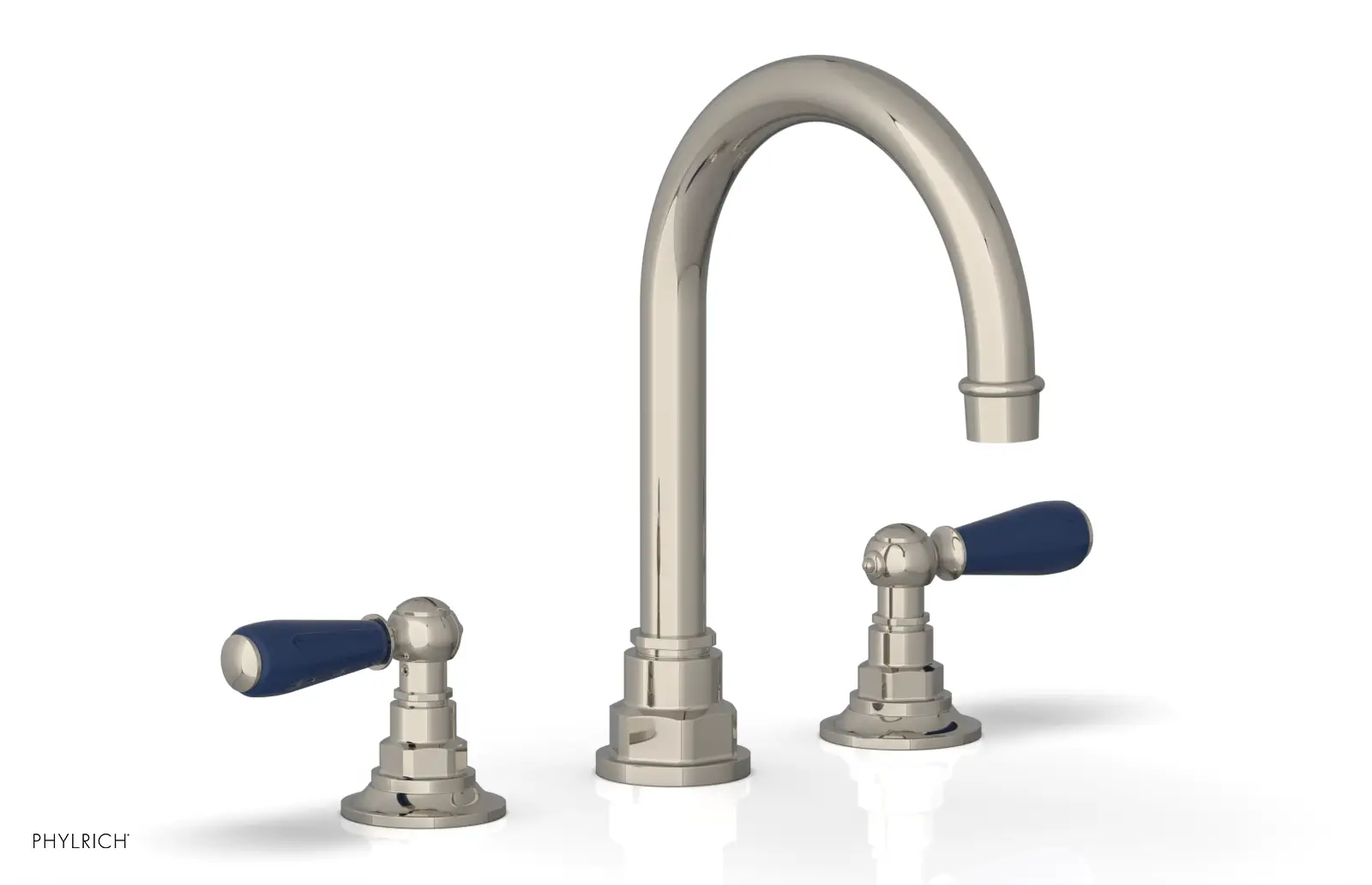 Phylrich Jamestown High Spout Widespread Faucet with Lever Handle by Phylrich