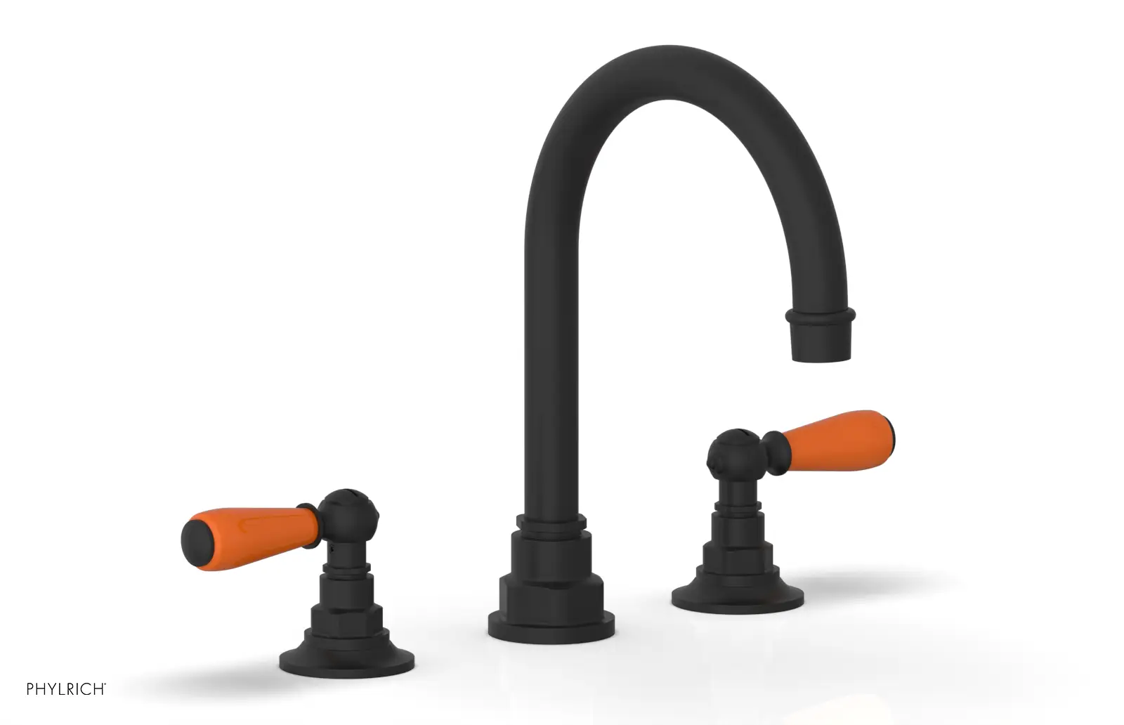 Phylrich Jamestown High Spout Widespread Faucet with Lever Handle by Phylrich
