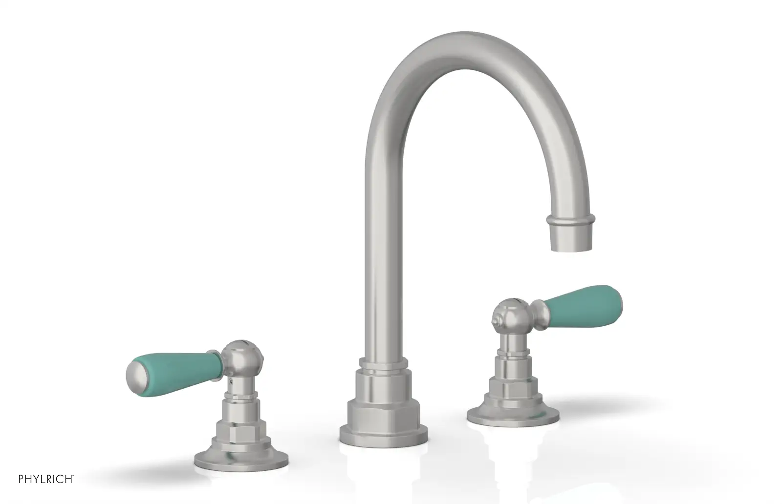 Phylrich Jamestown High Spout Widespread Faucet with Lever Handle by Phylrich