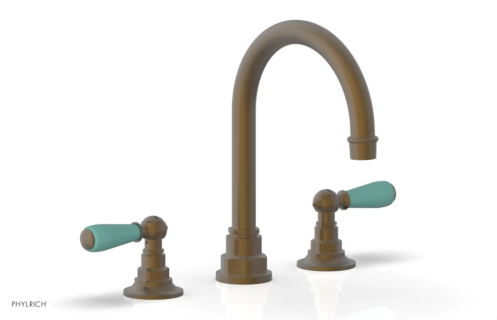 Phylrich Jamestown High Spout Widespread Faucet with Lever Handle by Phylrich