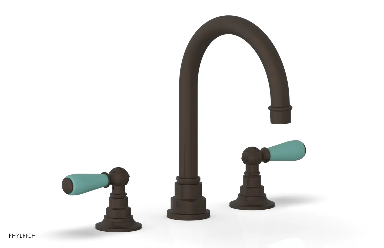 Phylrich Jamestown High Spout Widespread Faucet with Lever Handle by Phylrich