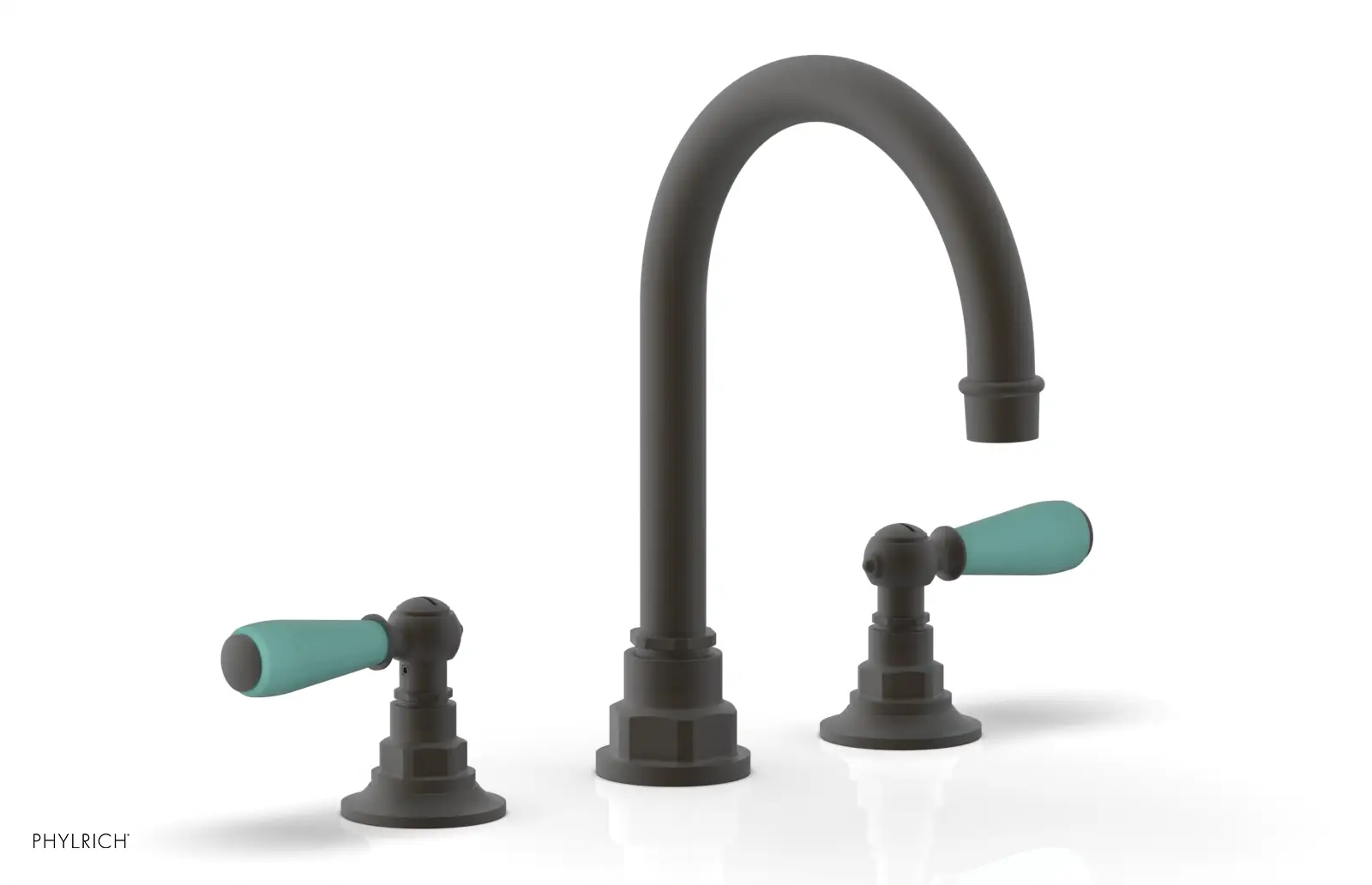 Phylrich Jamestown High Spout Widespread Faucet with Lever Handle by Phylrich