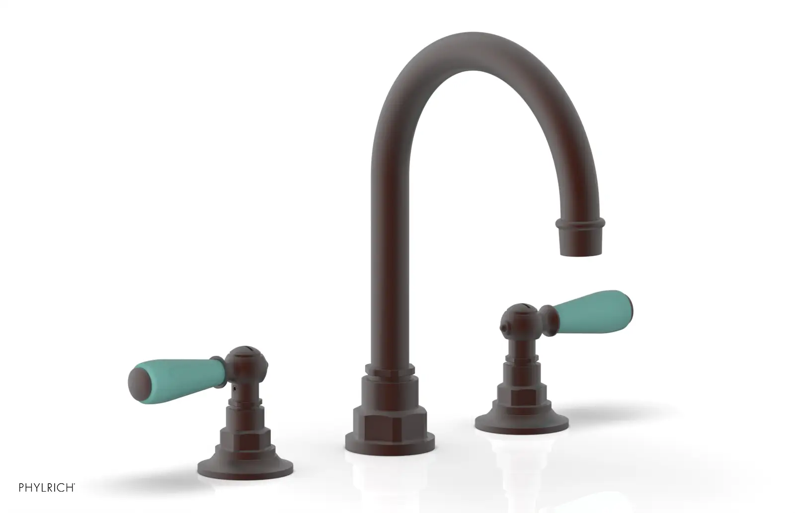 Phylrich Jamestown High Spout Widespread Faucet with Lever Handle by Phylrich