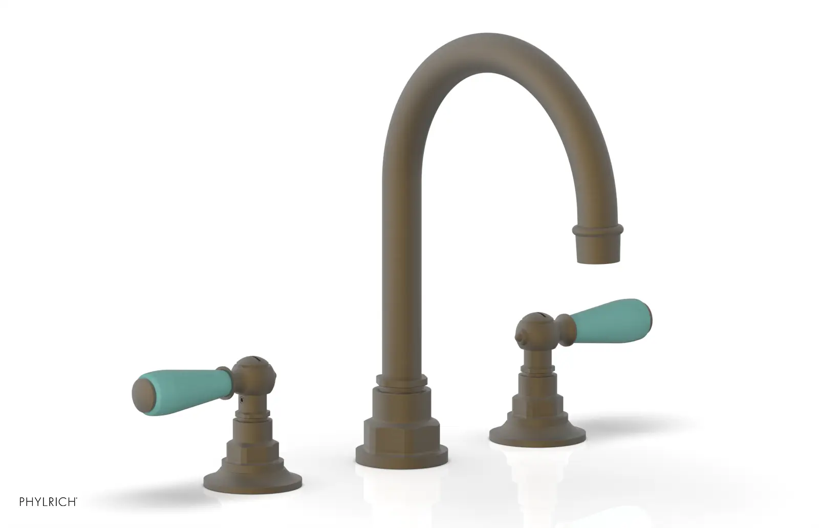 Phylrich Jamestown High Spout Widespread Faucet with Lever Handle by Phylrich