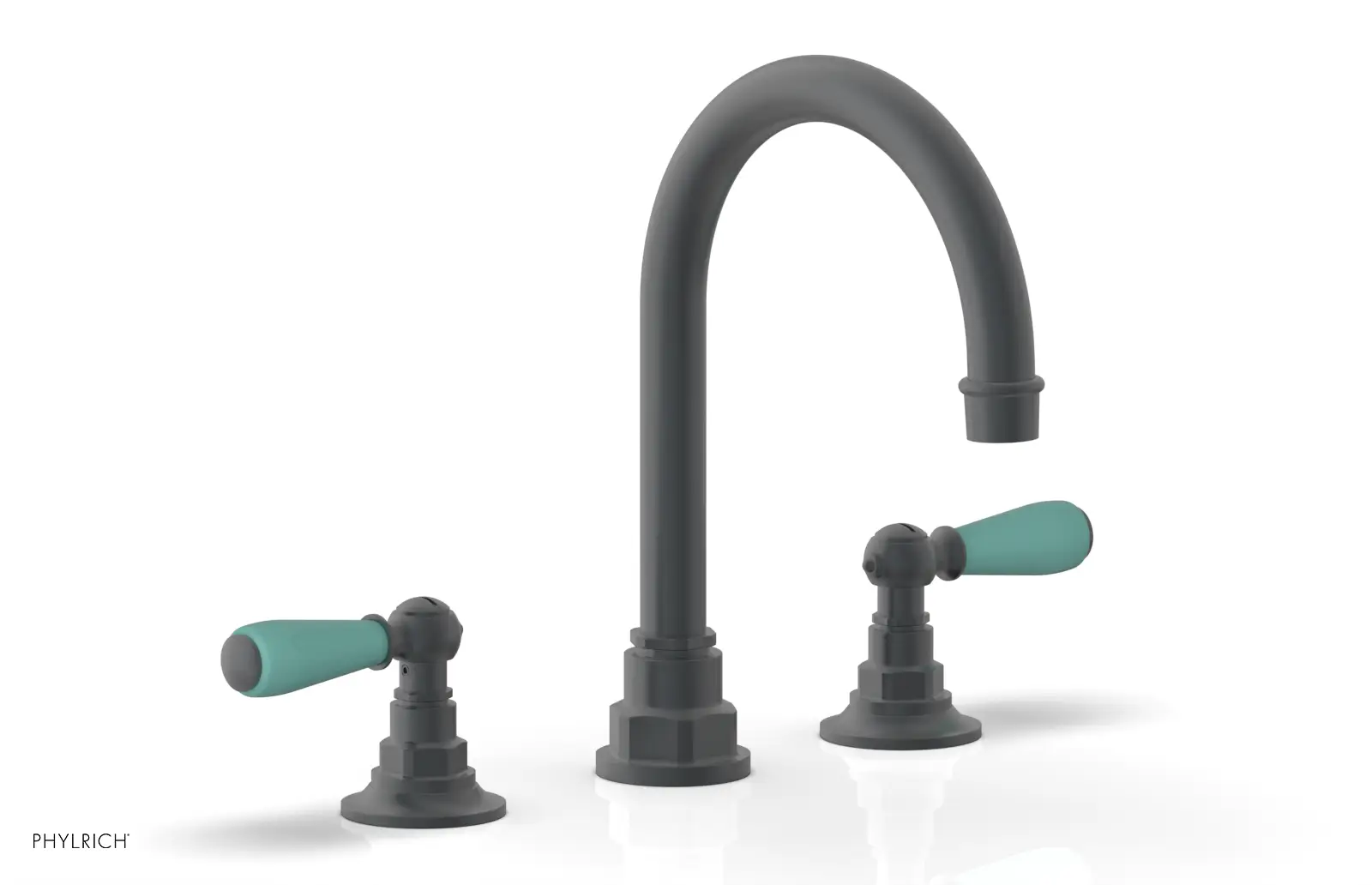 Phylrich Jamestown High Spout Widespread Faucet with Lever Handle by Phylrich