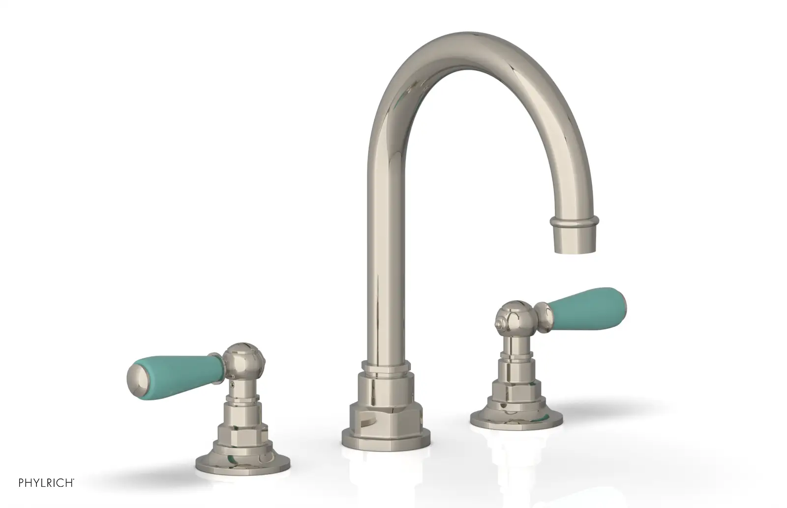 Phylrich Jamestown High Spout Widespread Faucet with Lever Handle by Phylrich