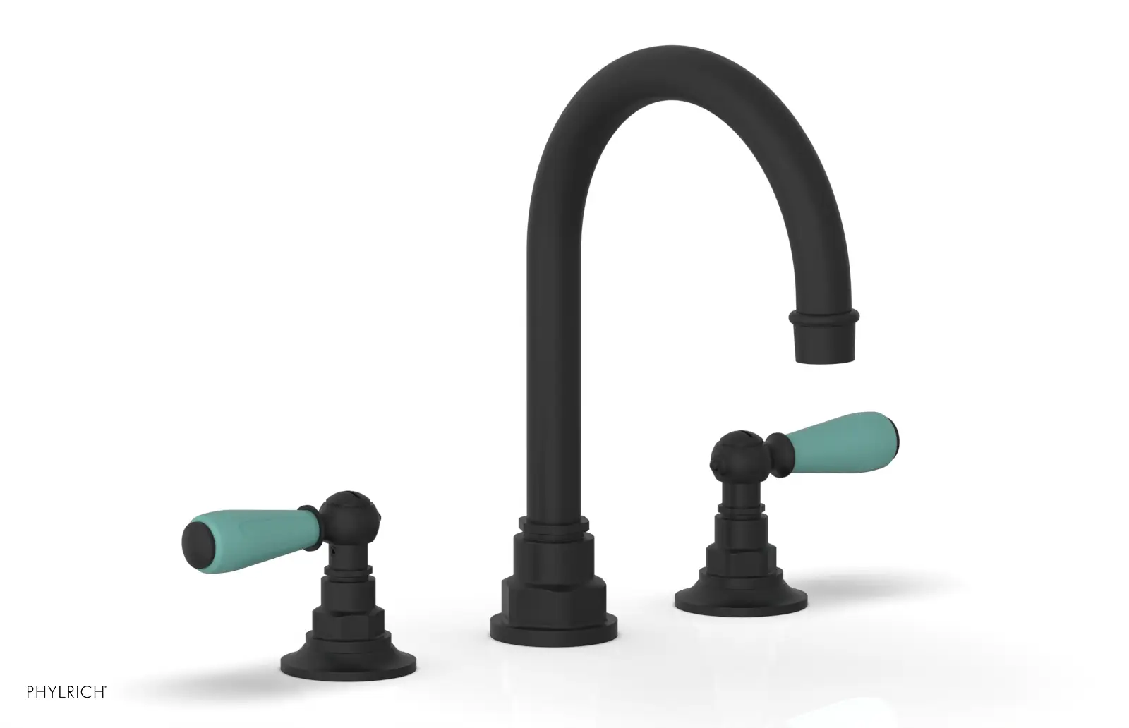 Phylrich Jamestown High Spout Widespread Faucet with Lever Handle by Phylrich