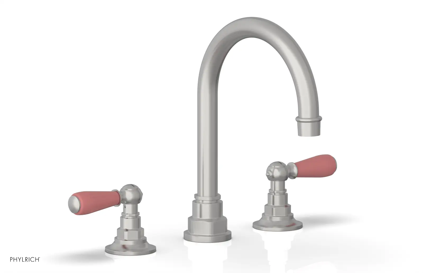 Phylrich Jamestown High Spout Widespread Faucet with Lever Handle by Phylrich