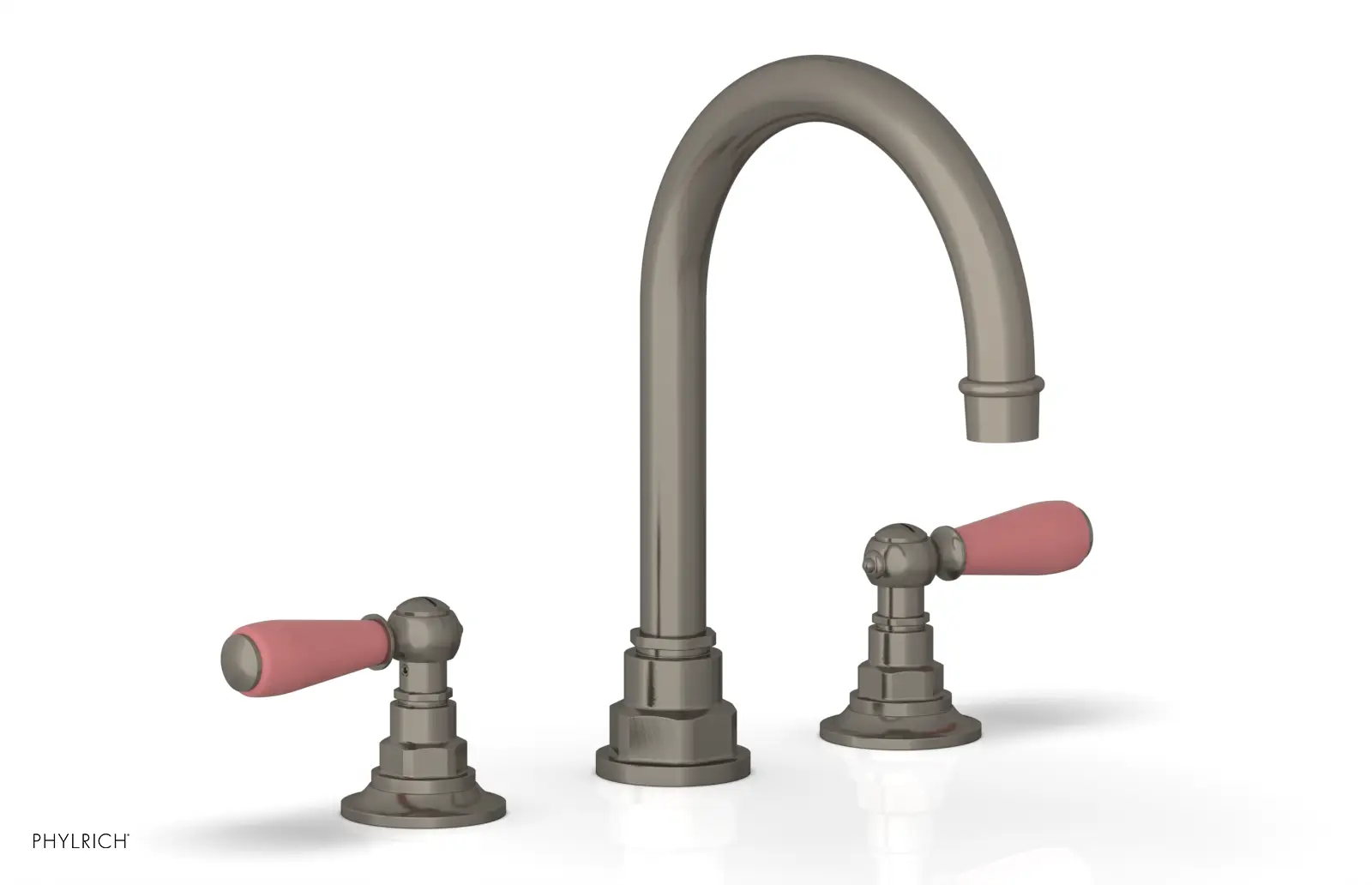 Phylrich Jamestown High Spout Widespread Faucet with Lever Handle by Phylrich