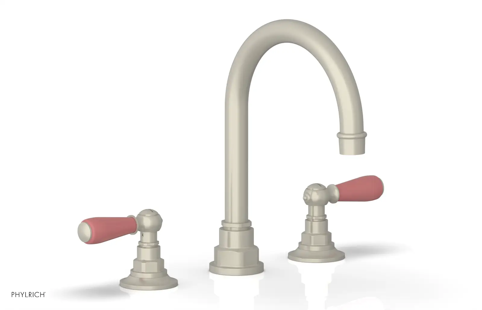 Phylrich Jamestown High Spout Widespread Faucet with Lever Handle by Phylrich