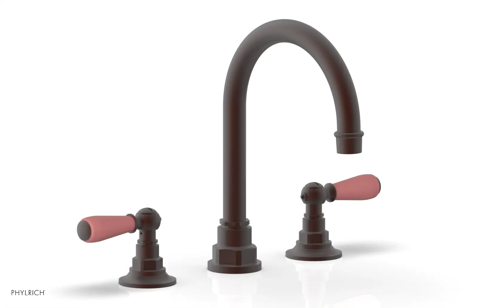 Phylrich Jamestown High Spout Widespread Faucet with Lever Handle by Phylrich