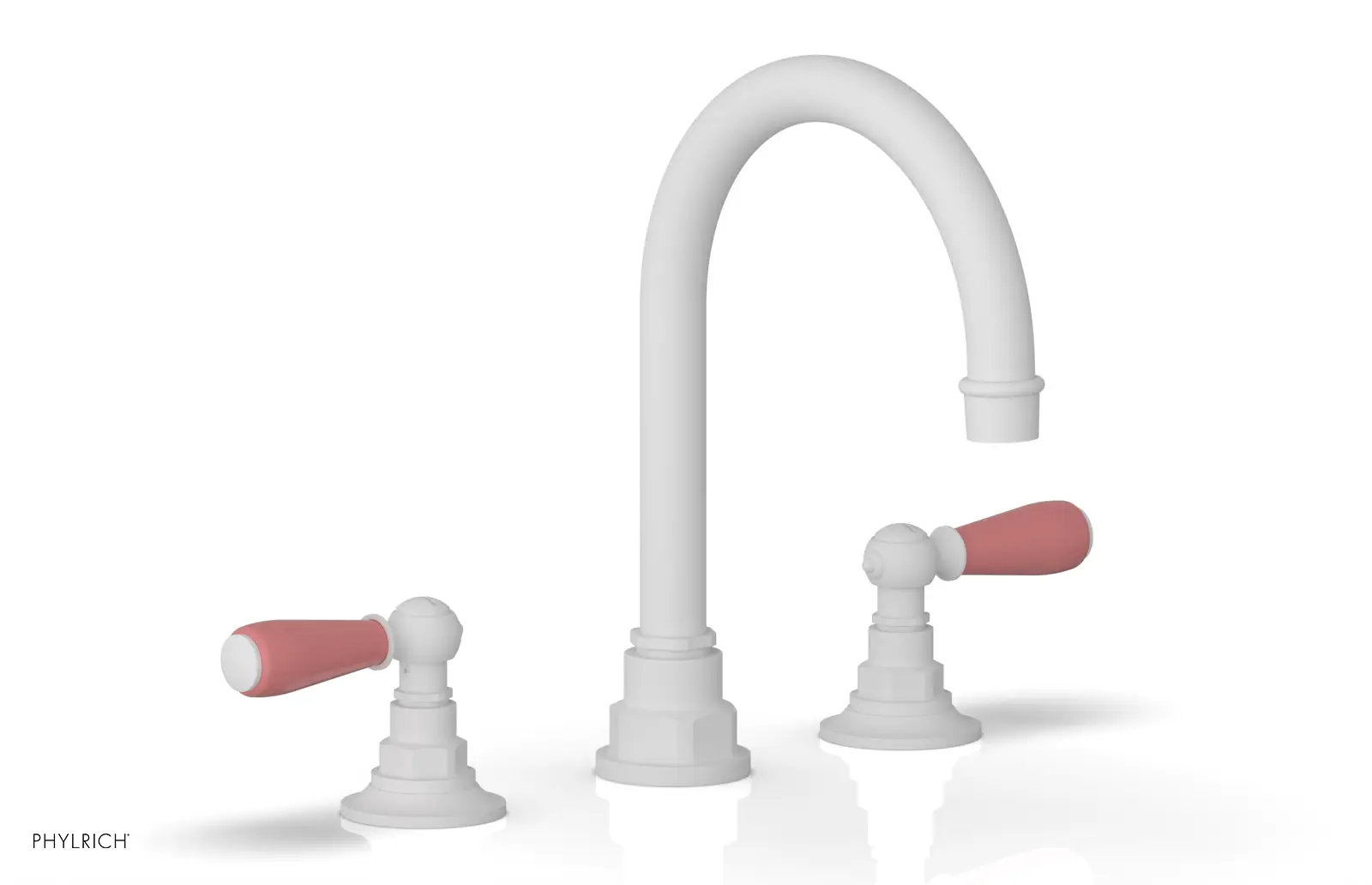 Phylrich Jamestown High Spout Widespread Faucet with Lever Handle by Phylrich