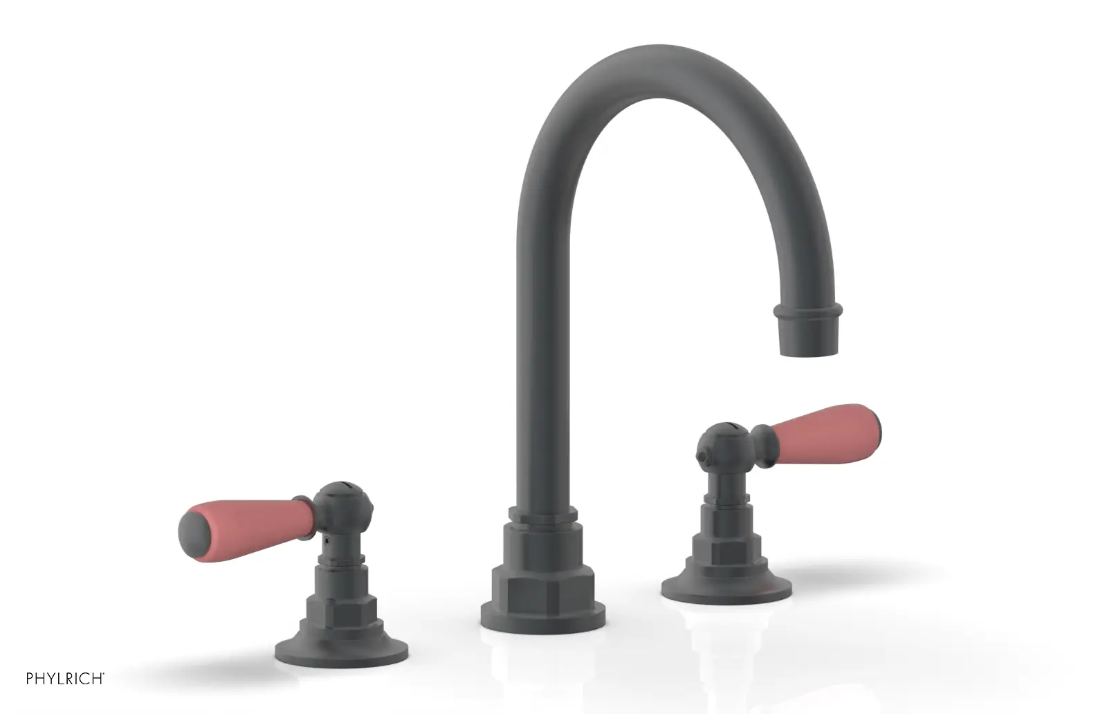Phylrich Jamestown High Spout Widespread Faucet with Lever Handle by Phylrich