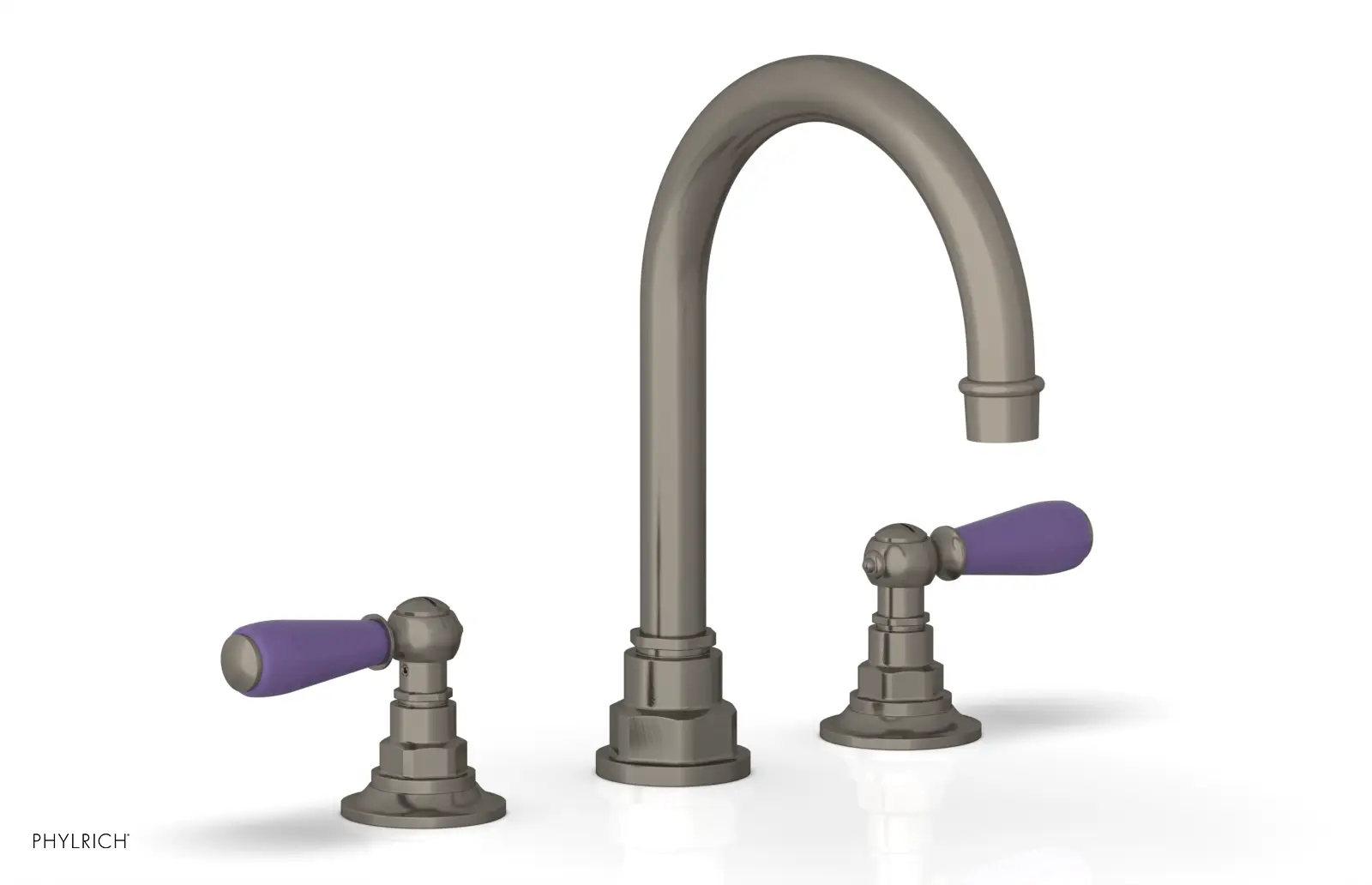 Phylrich Jamestown High Spout Widespread Faucet with Lever Handle by Phylrich