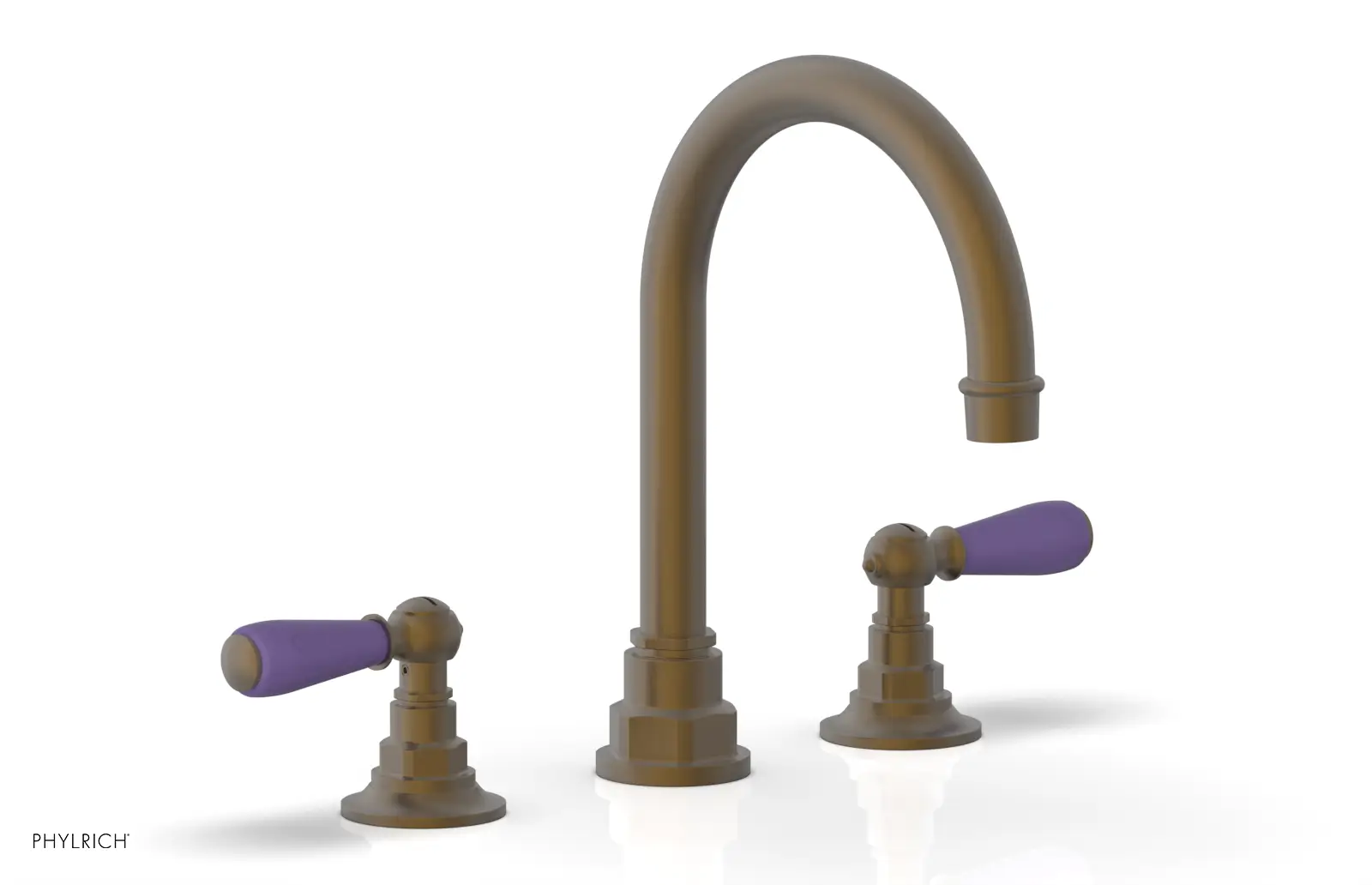 Phylrich Jamestown High Spout Widespread Faucet with Lever Handle by Phylrich