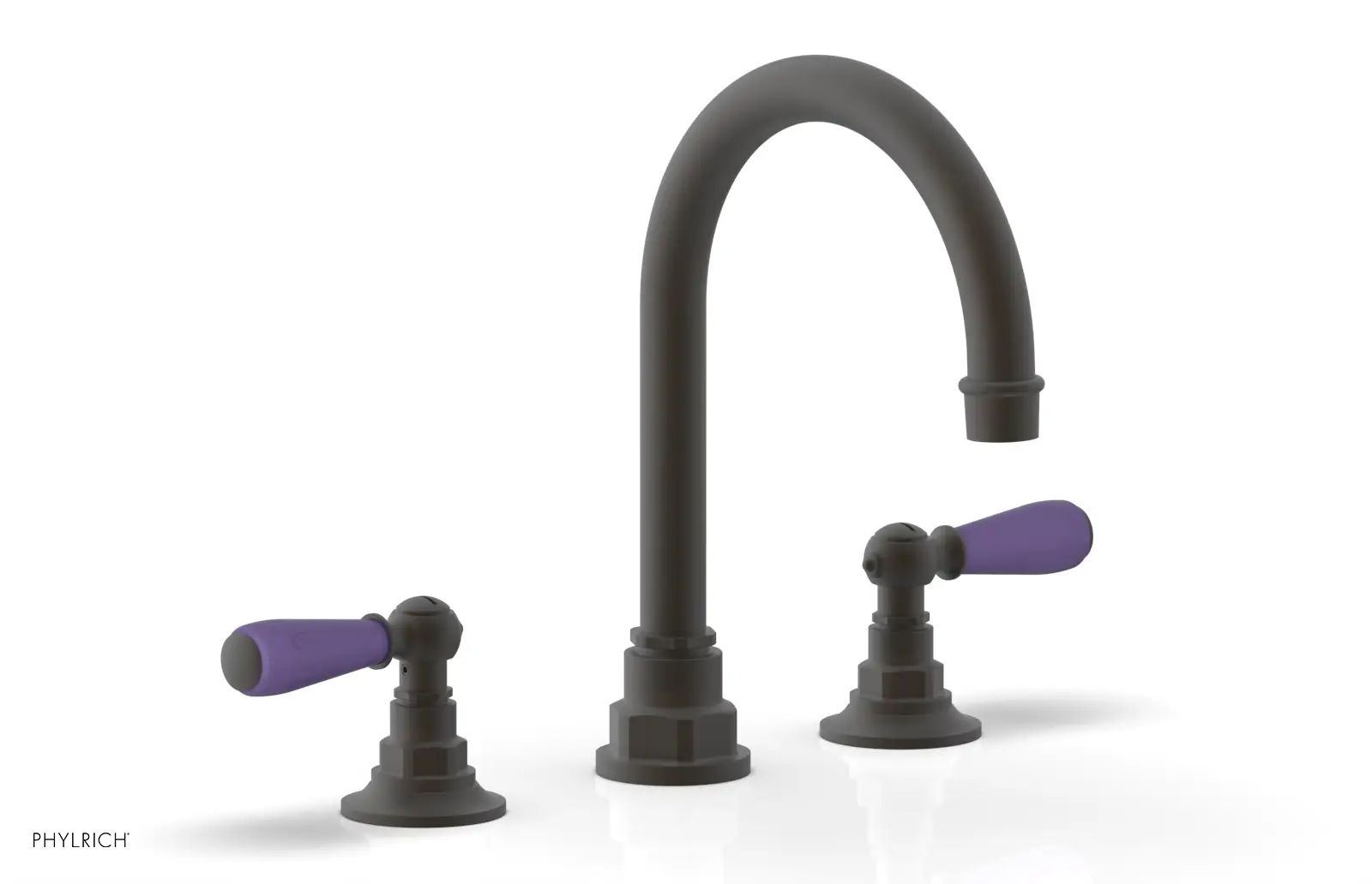 Phylrich Jamestown High Spout Widespread Faucet with Lever Handle by Phylrich
