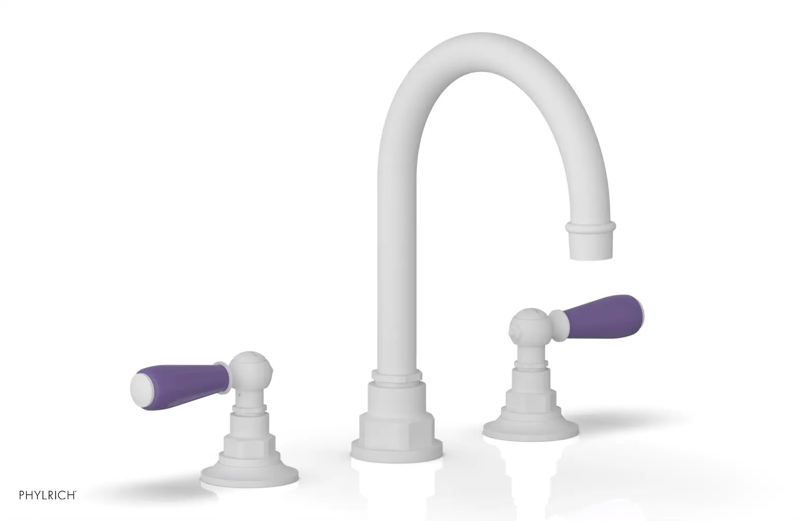 Phylrich Jamestown High Spout Widespread Faucet with Lever Handle by Phylrich