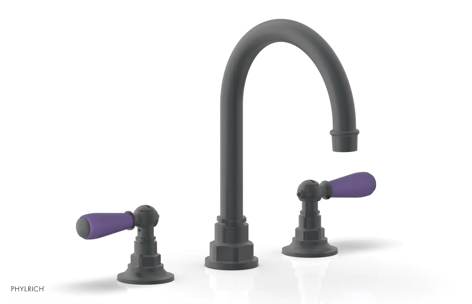 Phylrich Jamestown High Spout Widespread Faucet with Lever Handle by Phylrich