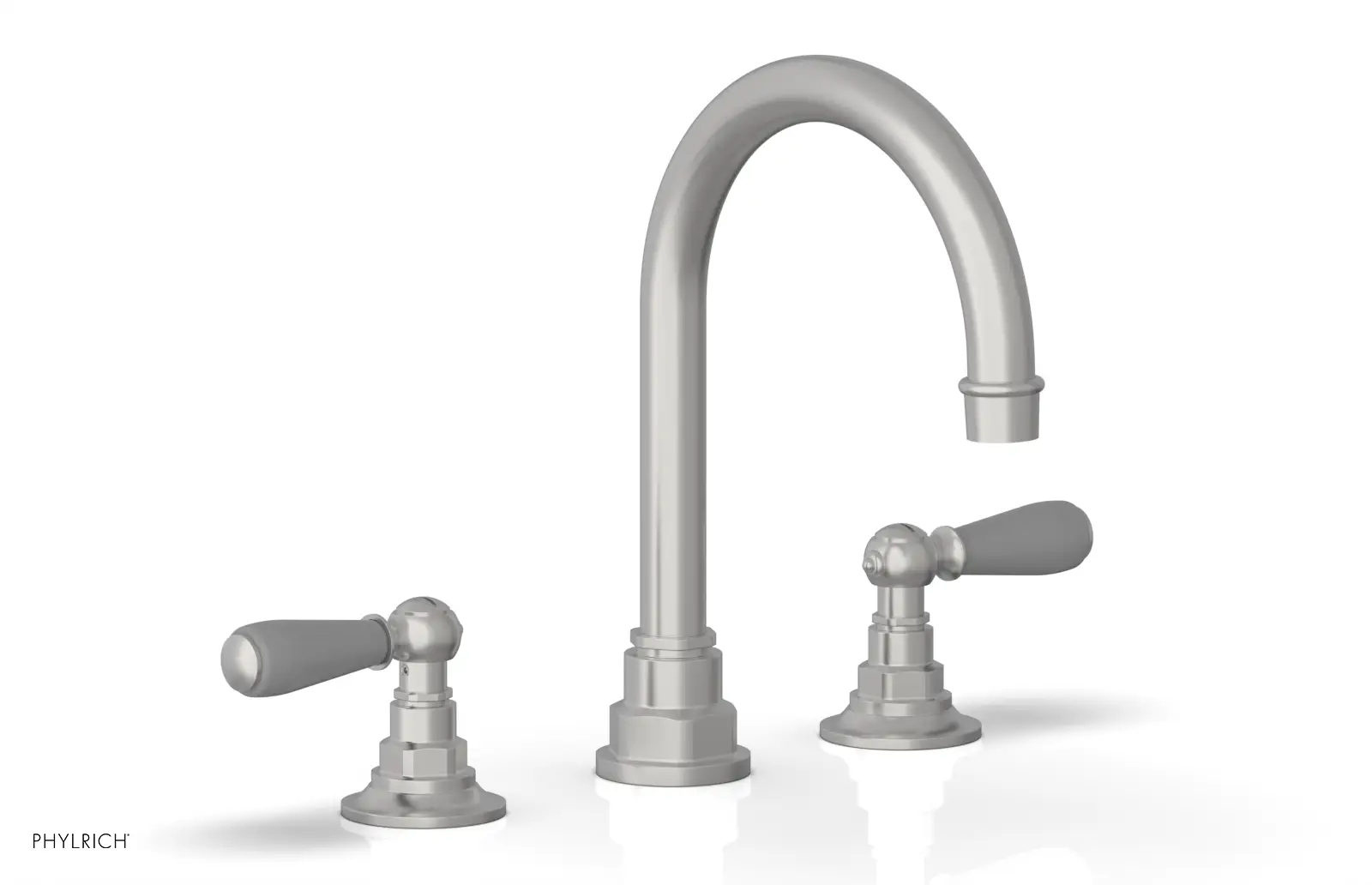 Phylrich Jamestown High Spout Widespread Faucet with Lever Handle by Phylrich