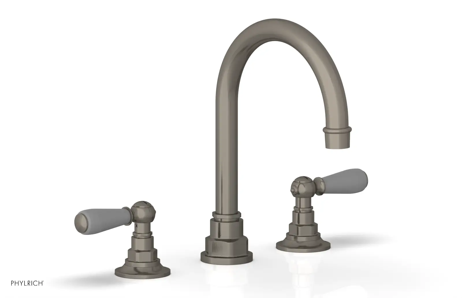 Phylrich Jamestown High Spout Widespread Faucet with Lever Handle by Phylrich