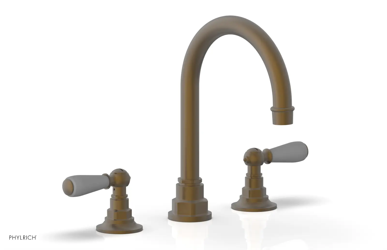 Phylrich Jamestown High Spout Widespread Faucet with Lever Handle by Phylrich