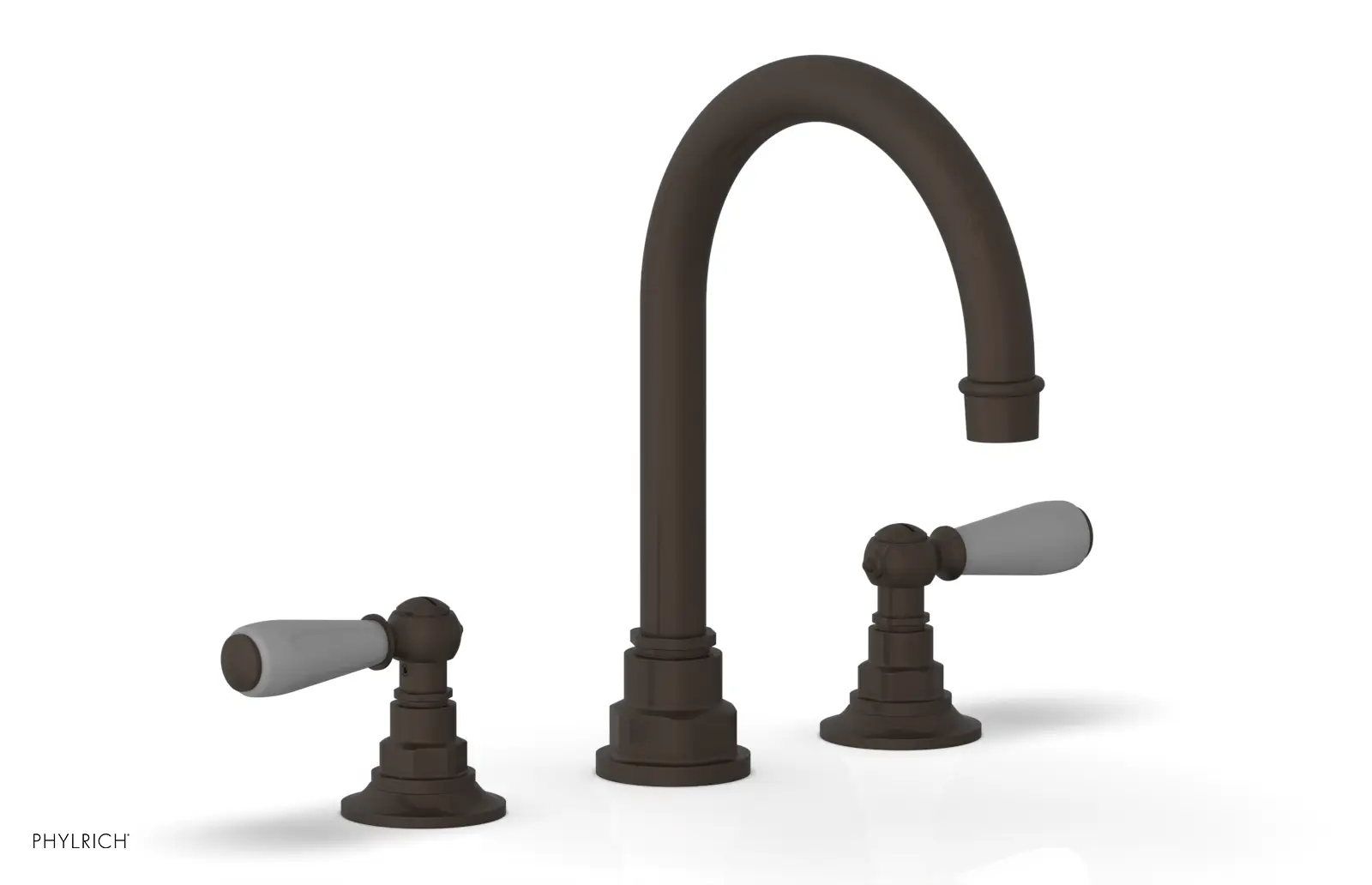 Phylrich Jamestown High Spout Widespread Faucet with Lever Handle by Phylrich
