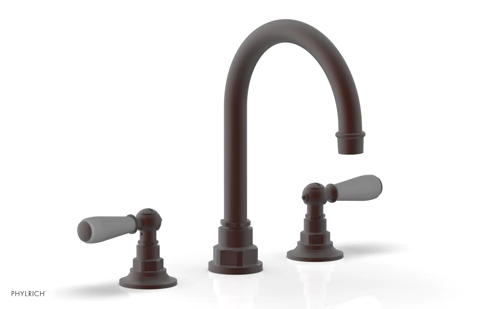 Phylrich Jamestown High Spout Widespread Faucet with Lever Handle by Phylrich