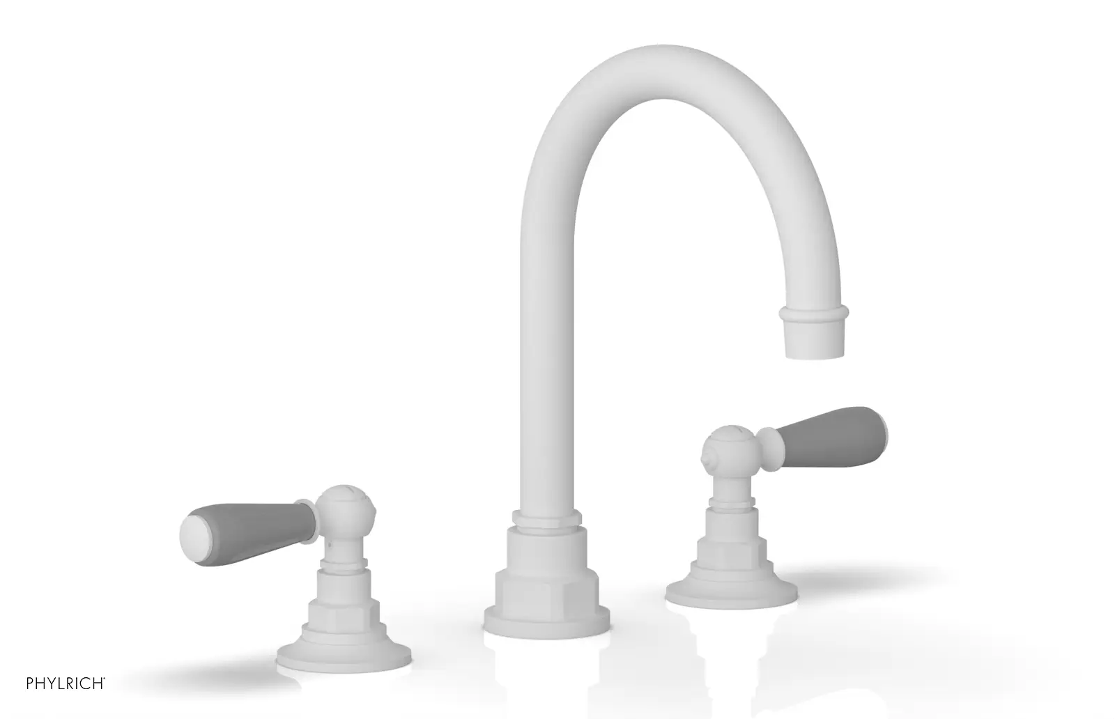 Phylrich Jamestown High Spout Widespread Faucet with Lever Handle by Phylrich