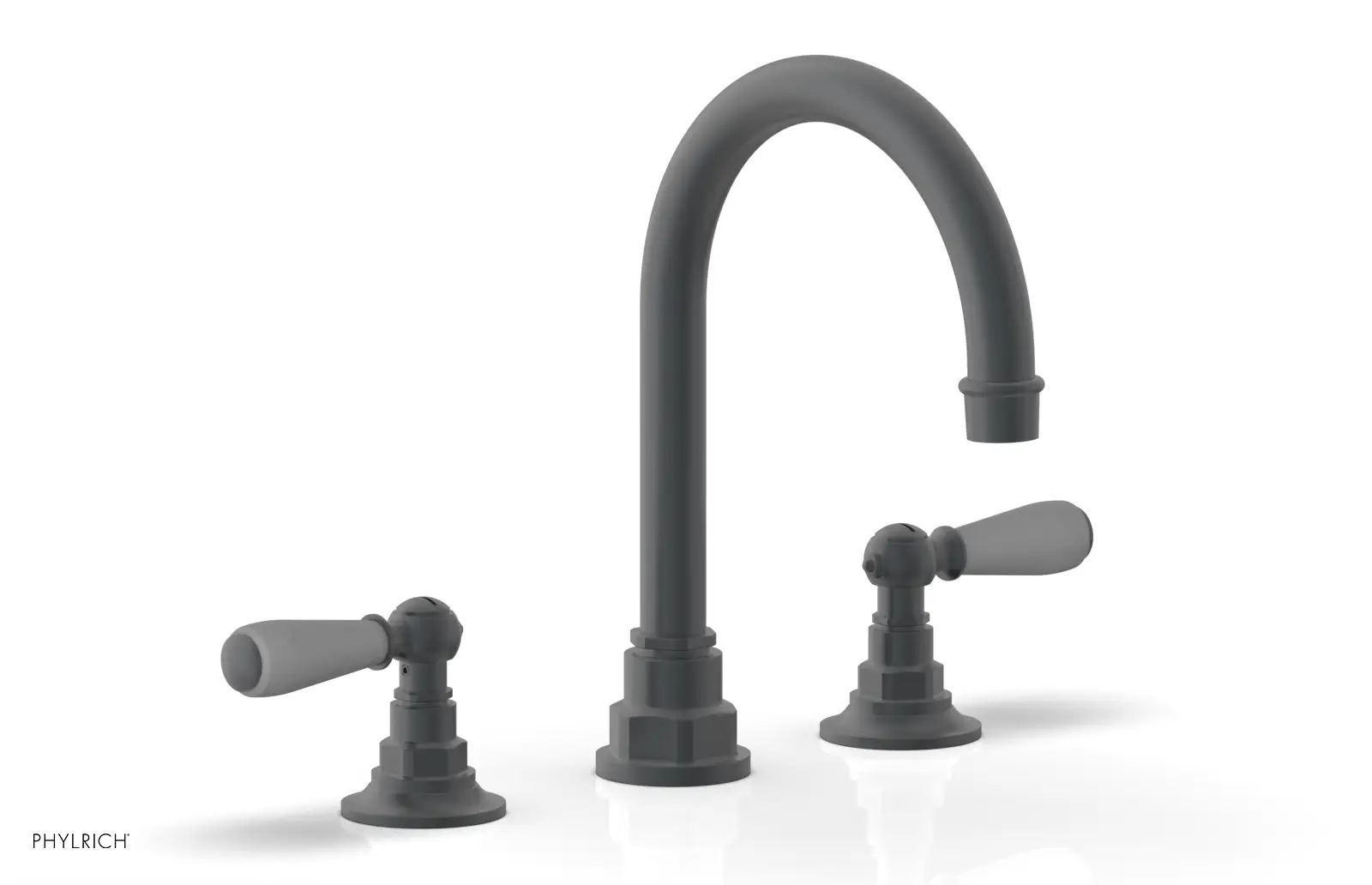 Phylrich Jamestown High Spout Widespread Faucet with Lever Handle by Phylrich