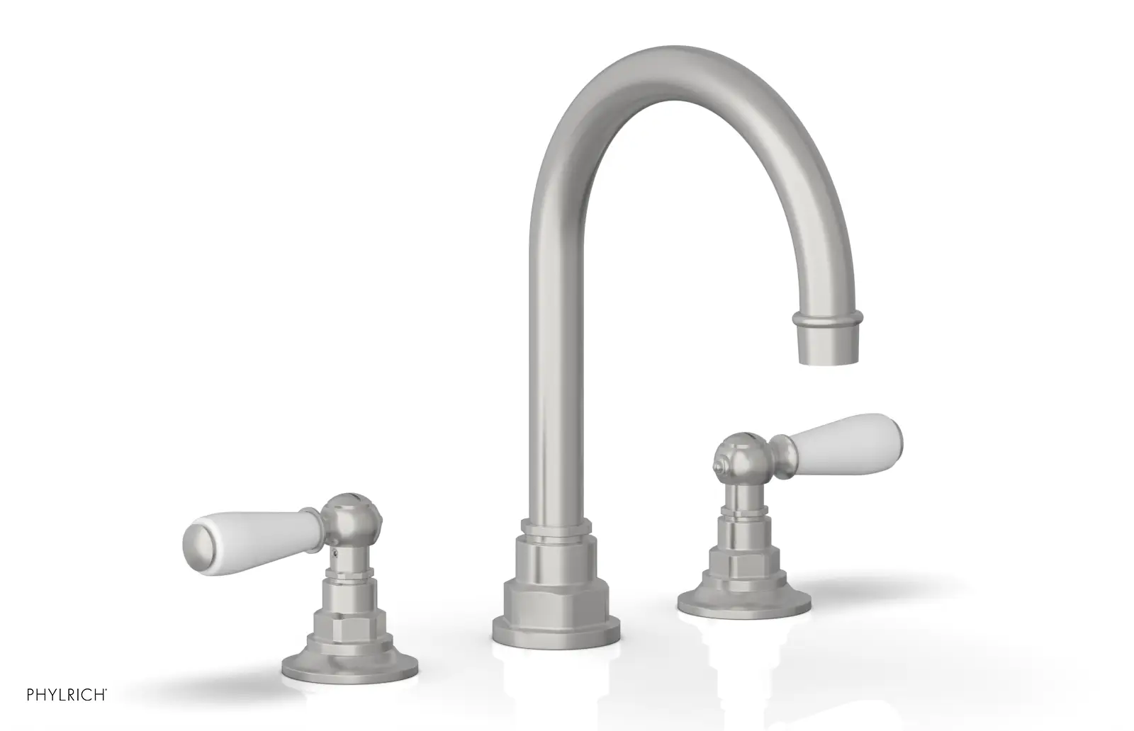 Phylrich Jamestown High Spout Widespread Faucet with Lever Handle by Phylrich
