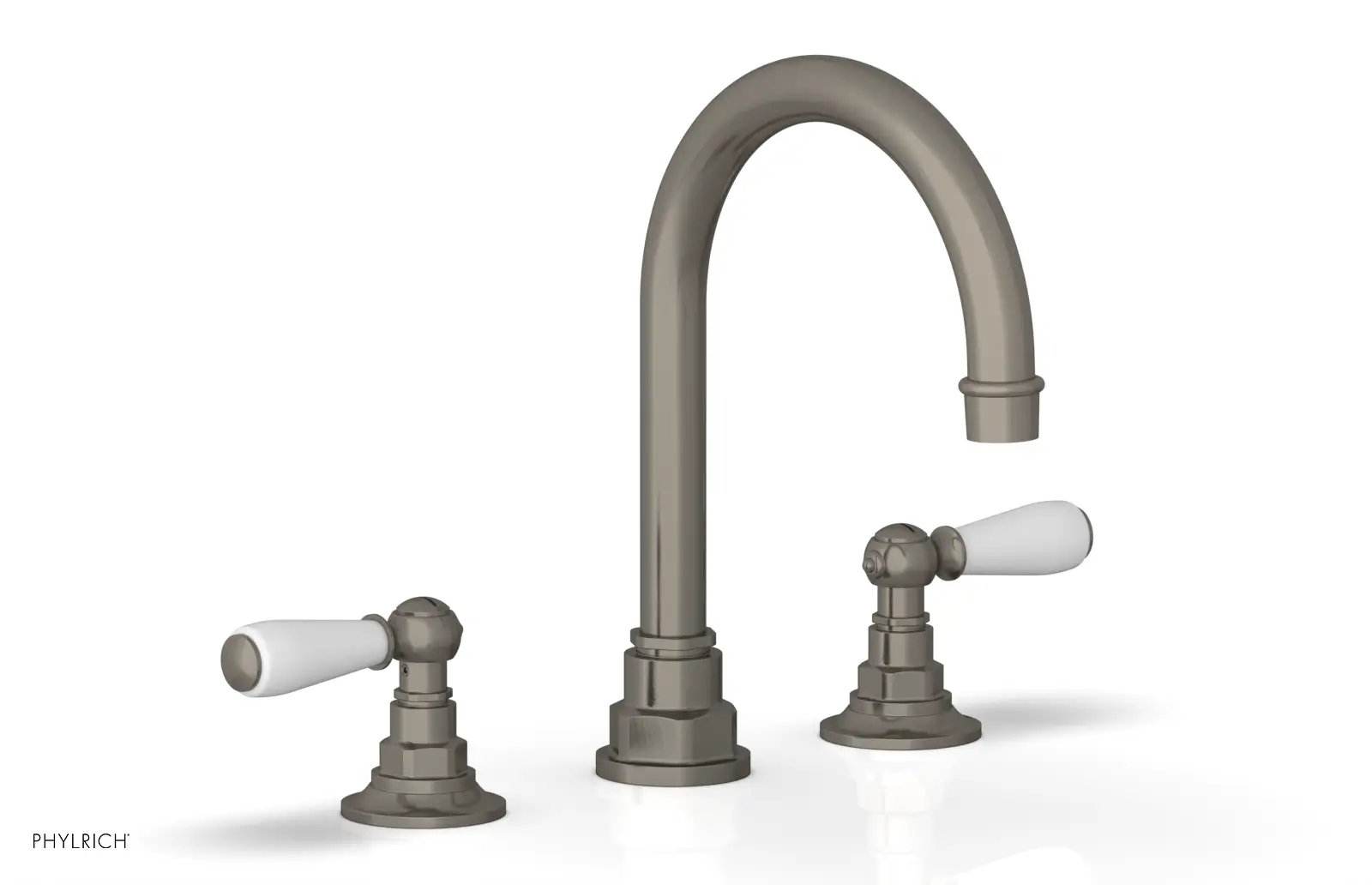 Phylrich Jamestown High Spout Widespread Faucet with Lever Handle by Phylrich
