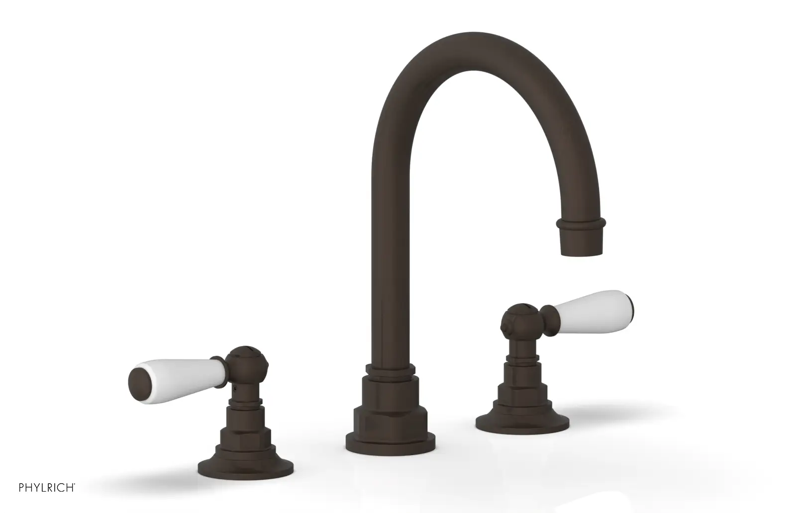 Phylrich Jamestown High Spout Widespread Faucet with Lever Handle by Phylrich