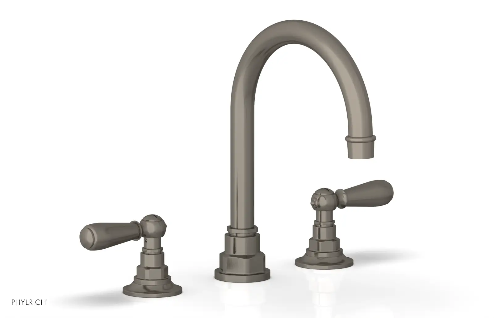 Phylrich Jamestown High Spout Widespread Faucet with Lever Handle by Phylrich