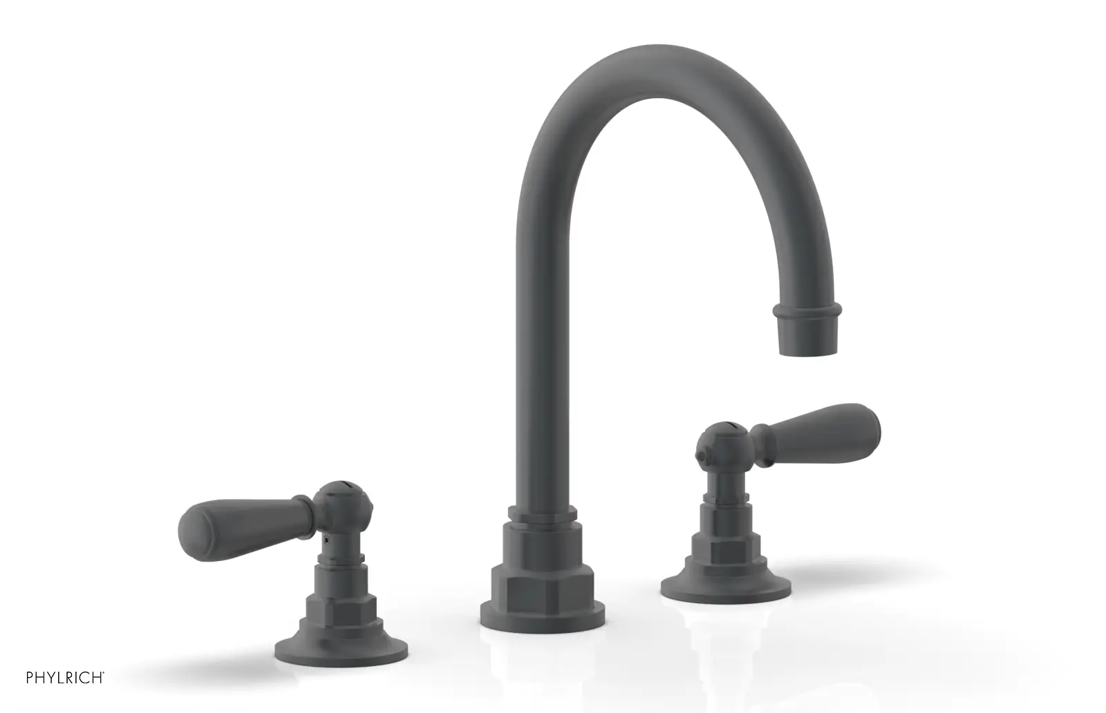 Phylrich Jamestown High Spout Widespread Faucet with Lever Handle by Phylrich
