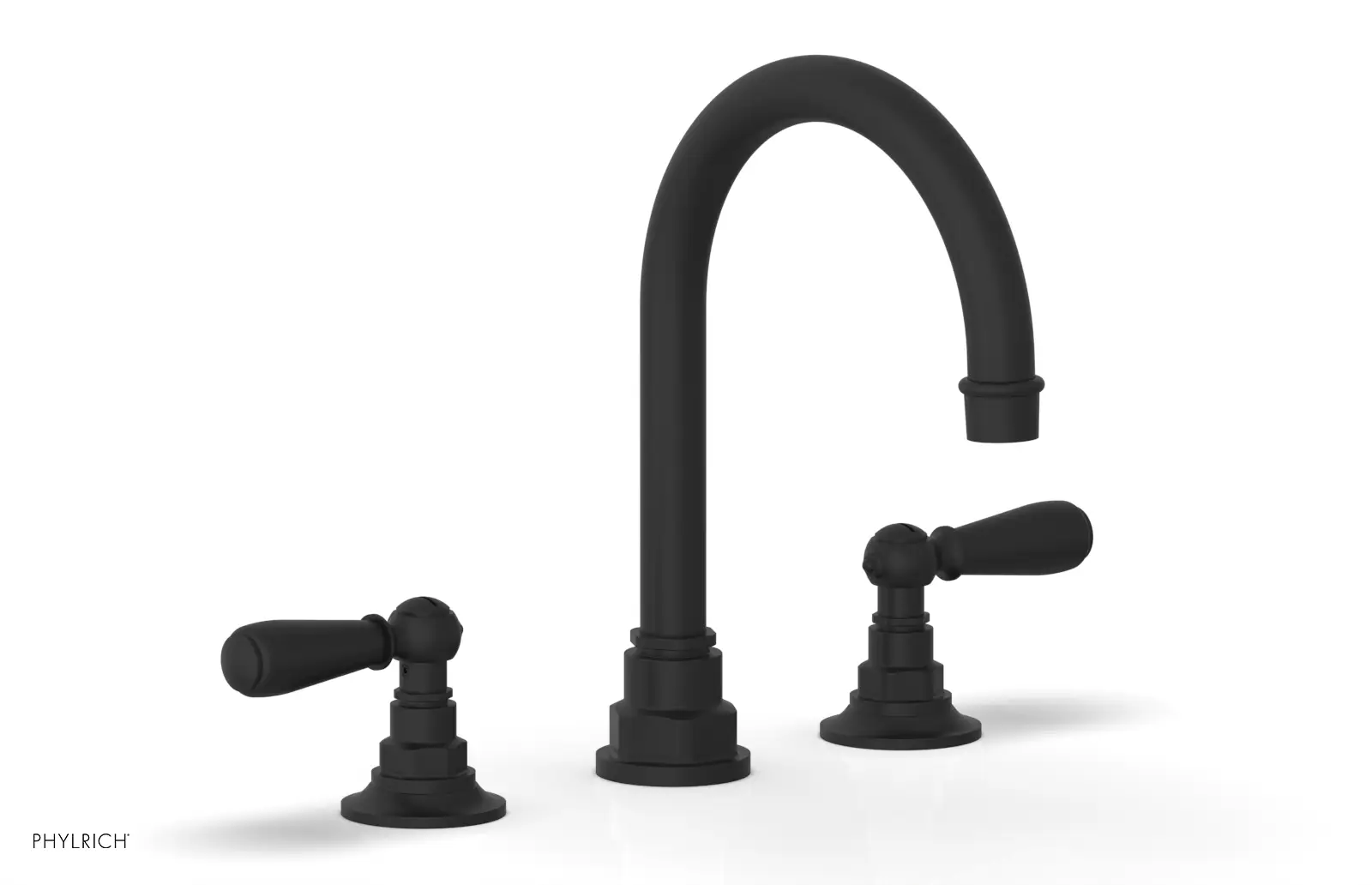 Phylrich Jamestown High Spout Widespread Faucet with Lever Handle by Phylrich