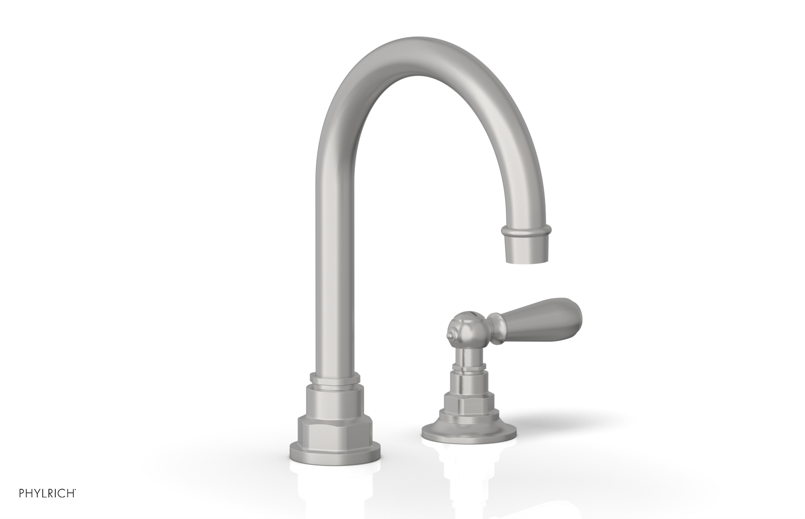 Phylrich Jamestown High Spout Single Handle Faucet with Lever Handle