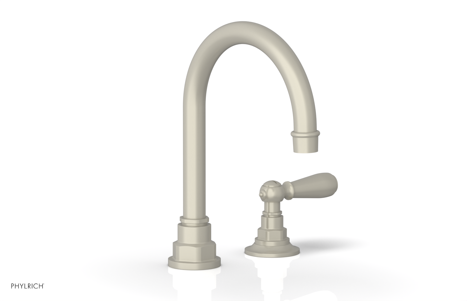 Phylrich Jamestown High Spout Single Handle Faucet with Lever Handle