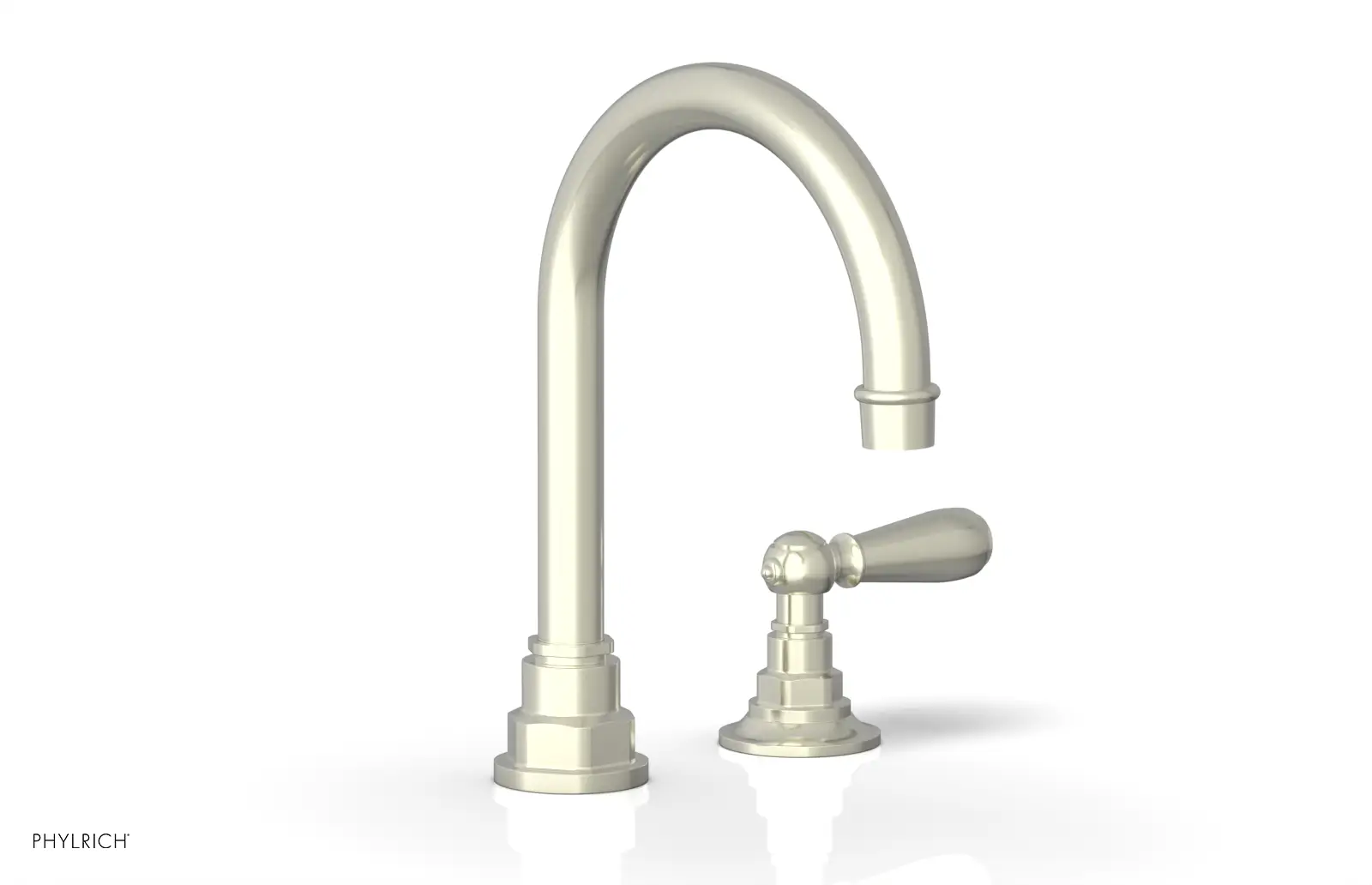 Phylrich Jamestown High Spout Single Handle Faucet with Lever Handle by Phylrich