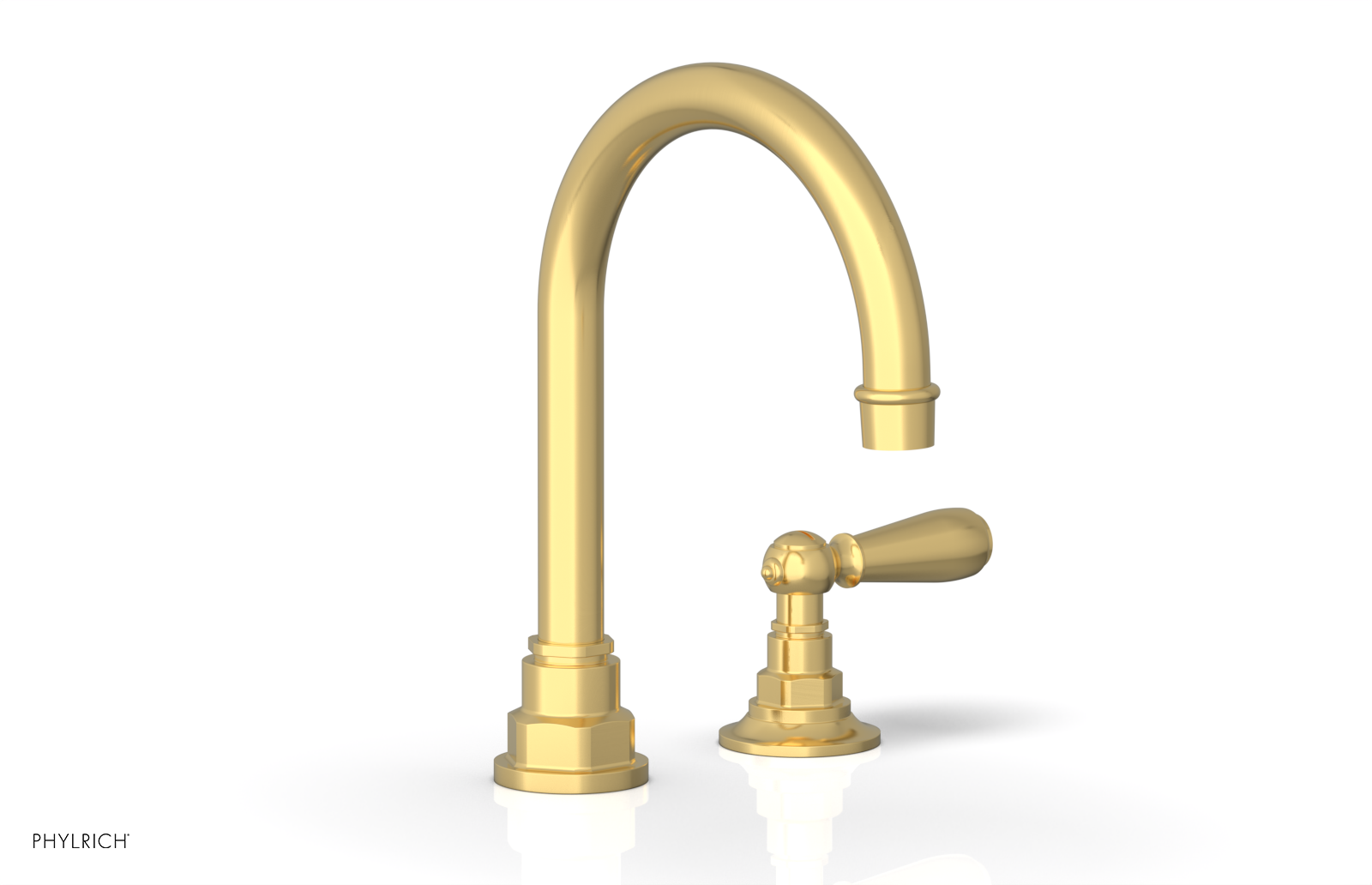 Phylrich Jamestown High Spout Single Handle Faucet with Lever Handle