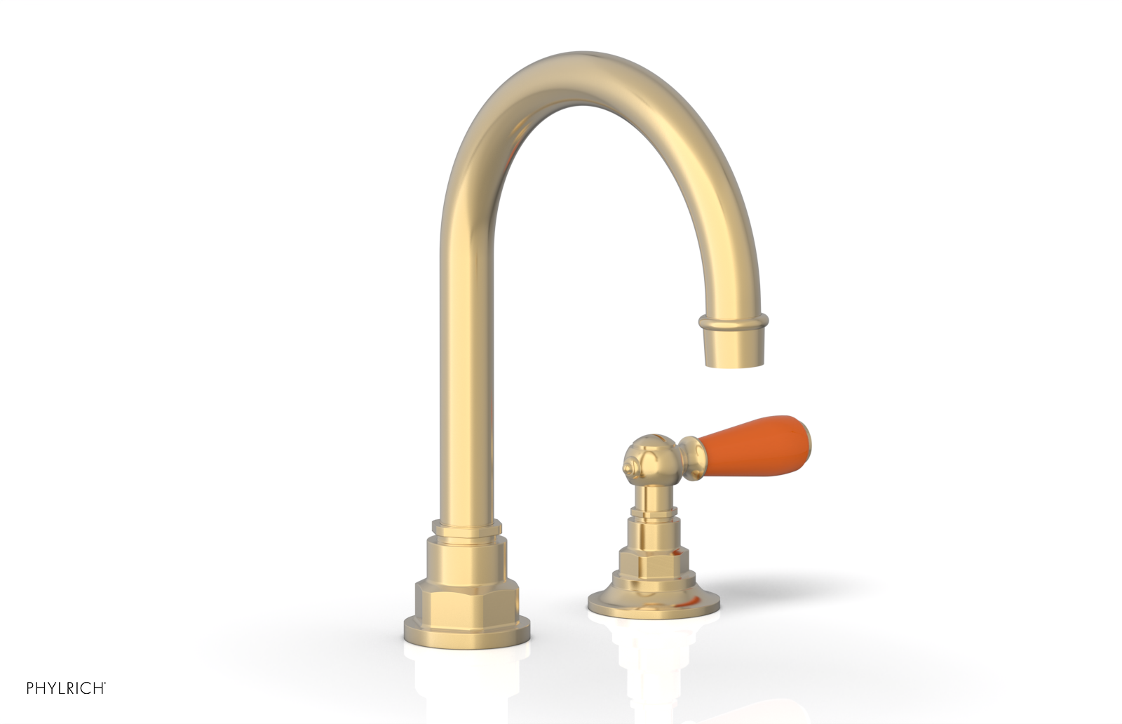 Phylrich Jamestown High Spout Single Handle Faucet with Lever Handle