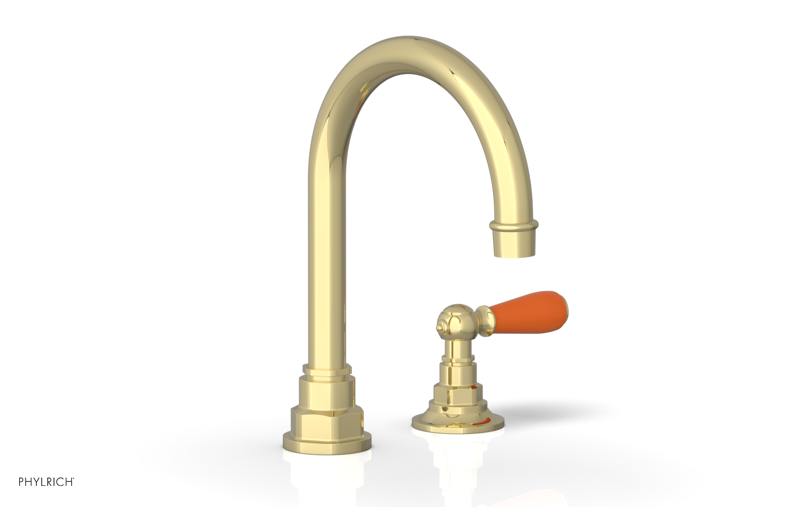 Phylrich Jamestown High Spout Single Handle Faucet with Lever Handle
