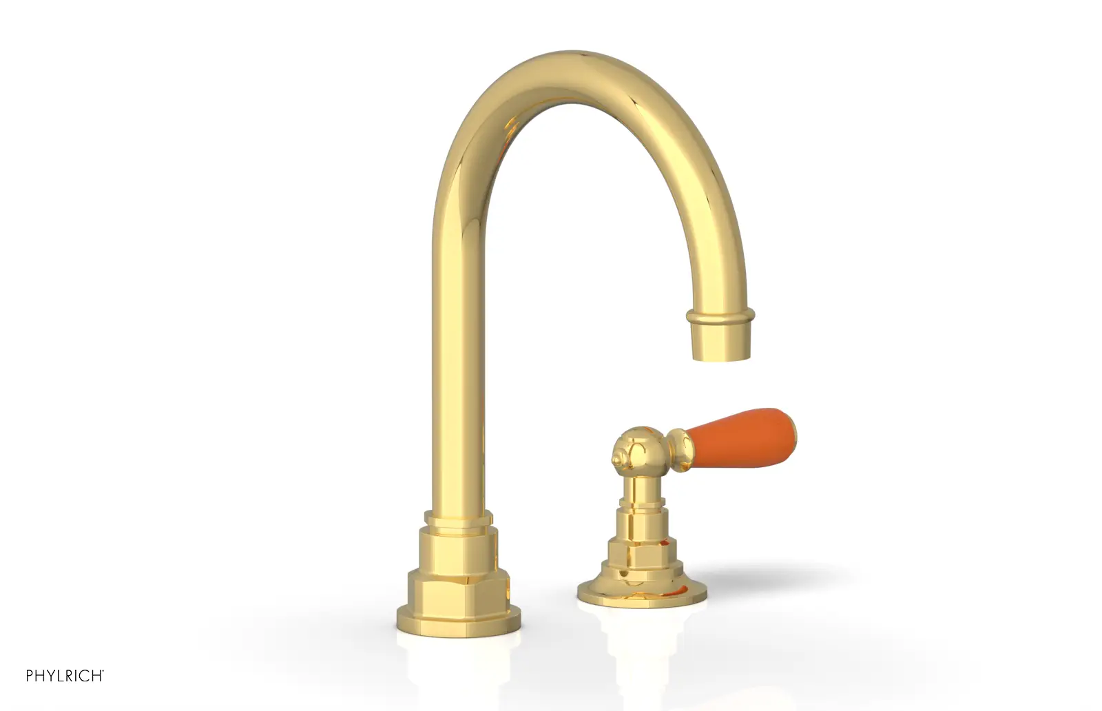 Phylrich Jamestown High Spout Single Handle Faucet with Lever Handle by Phylrich